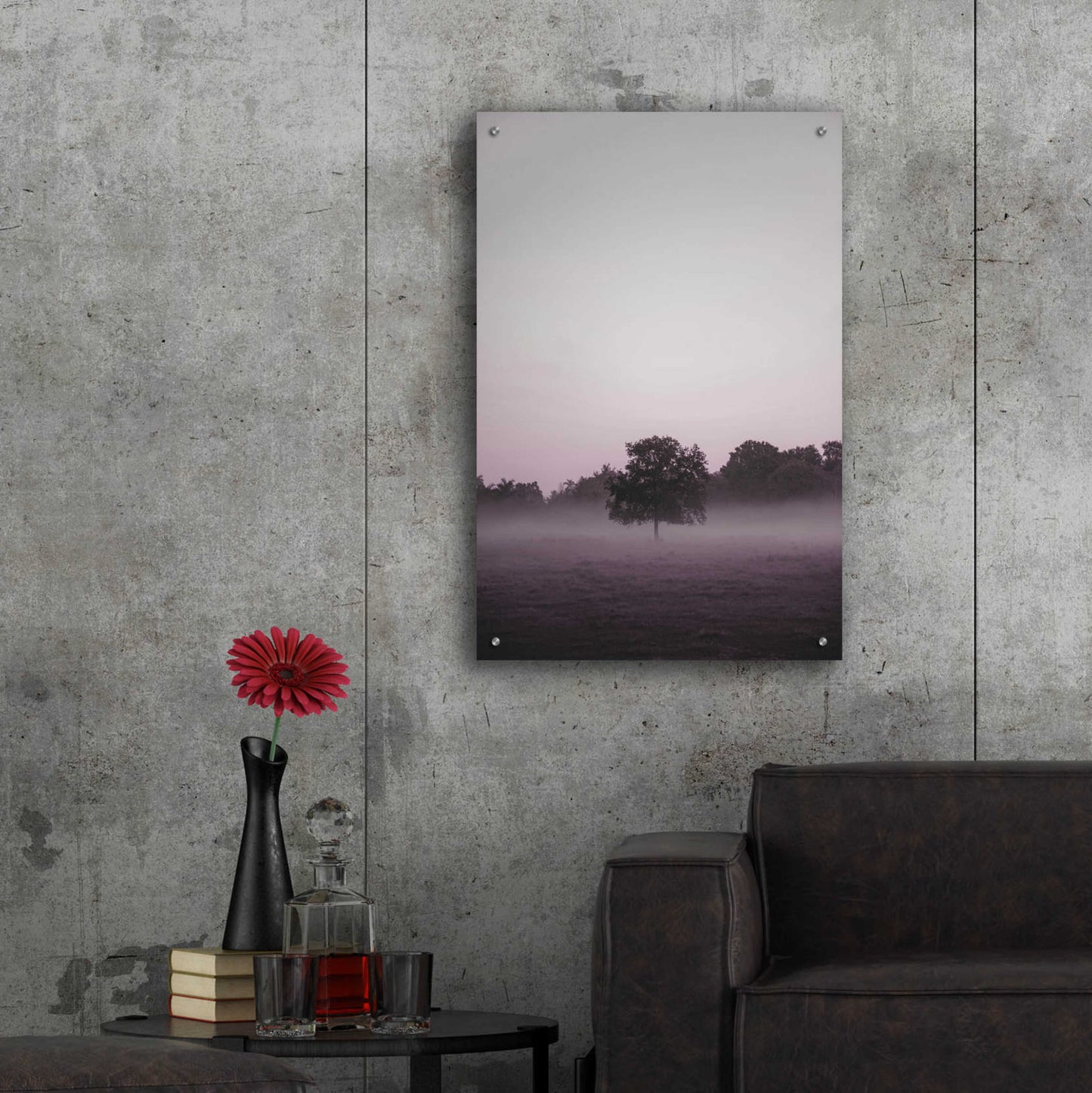 Epic Art 'Purple Light 2' by Design Fabrikken, Acrylic Glass Wall Art,24x36