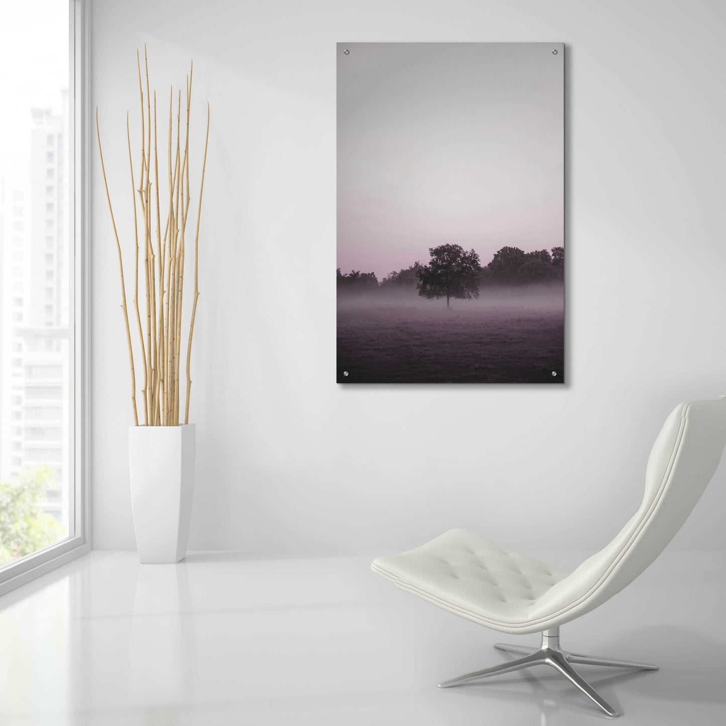 Epic Art 'Purple Light 2' by Design Fabrikken, Acrylic Glass Wall Art,24x36