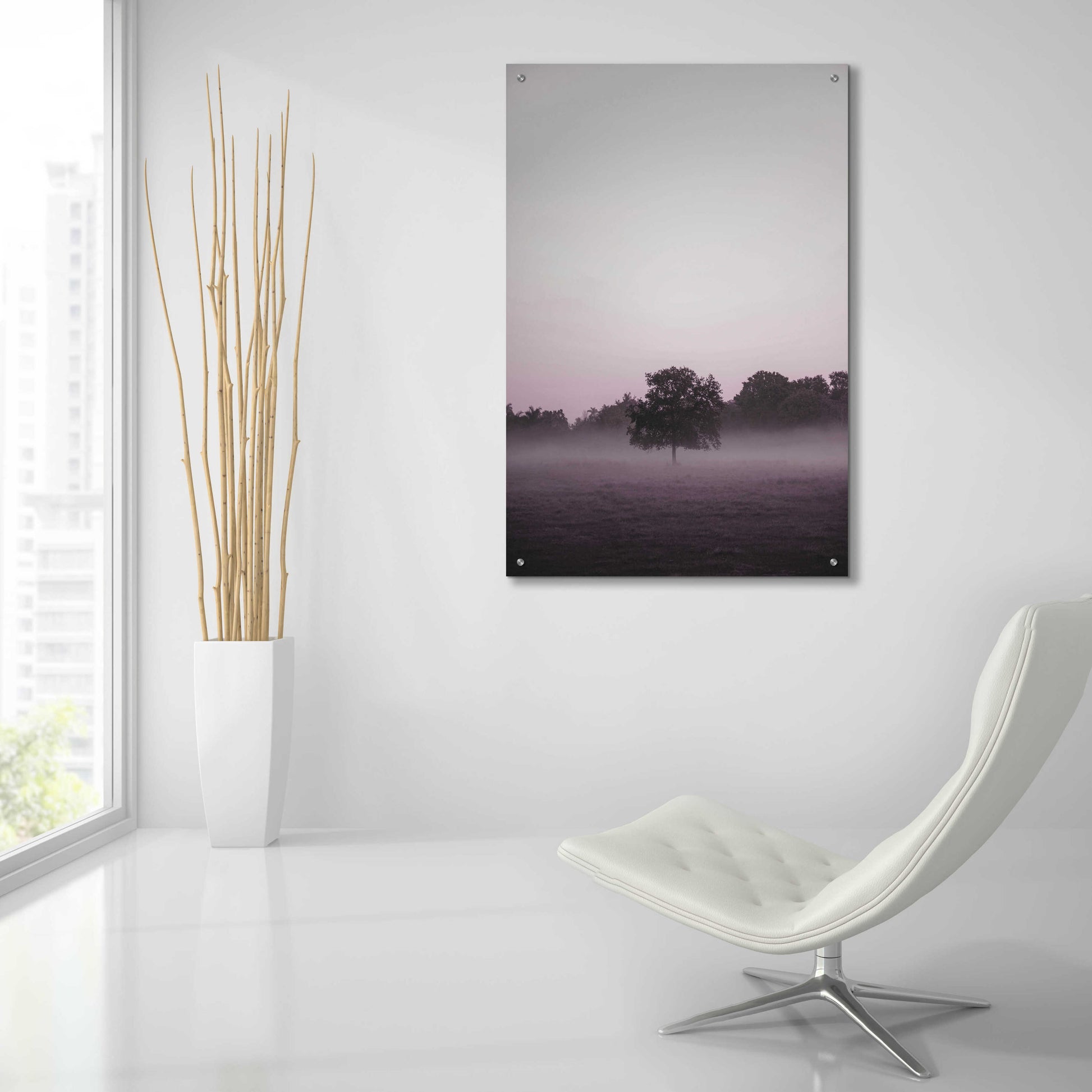 Epic Art 'Purple Light 2' by Design Fabrikken, Acrylic Glass Wall Art,24x36