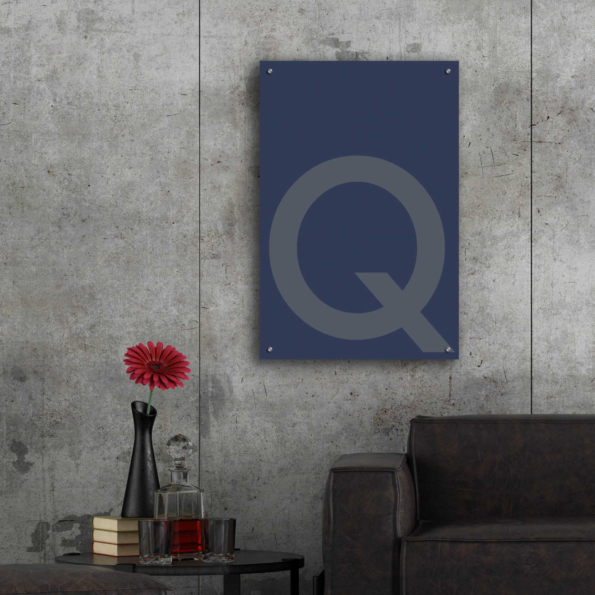 Epic Art 'Q' by Design Fabrikken, Acrylic Glass Wall Art,24x36