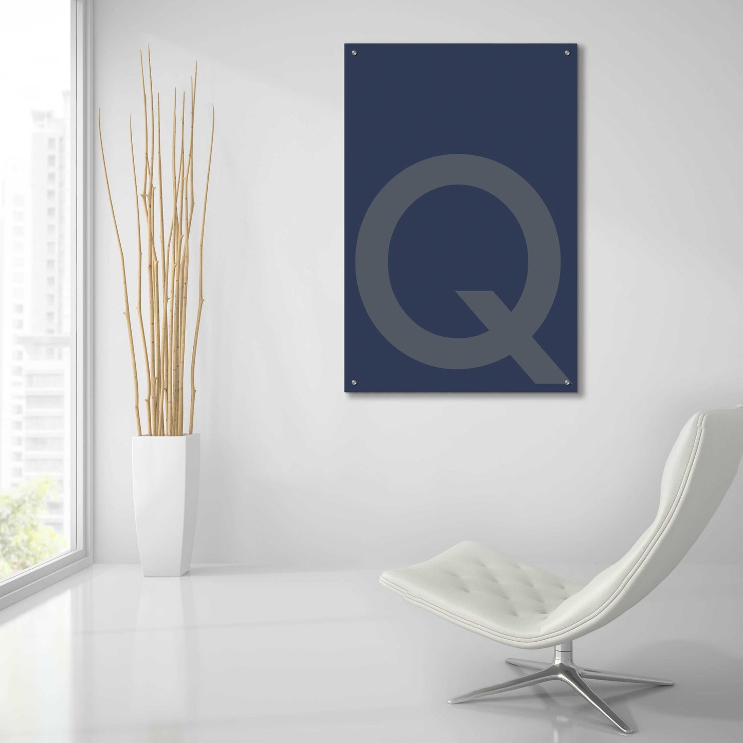 Epic Art 'Q' by Design Fabrikken, Acrylic Glass Wall Art,24x36