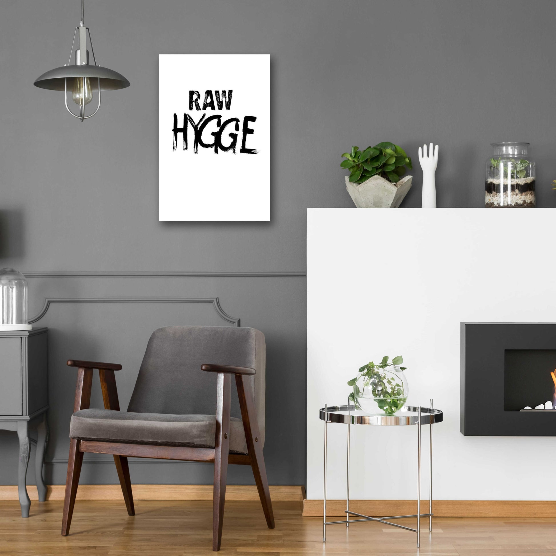 Epic Art 'Raw Hygge' by Design Fabrikken, Acrylic Glass Wall Art,16x24