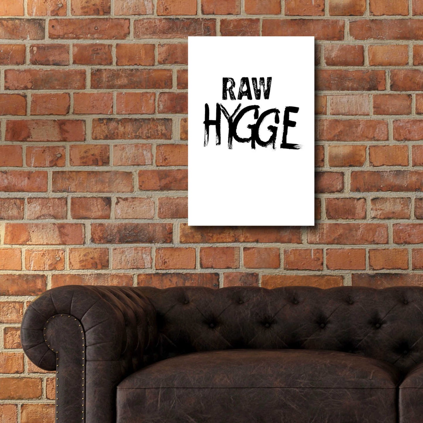 Epic Art 'Raw Hygge' by Design Fabrikken, Acrylic Glass Wall Art,16x24