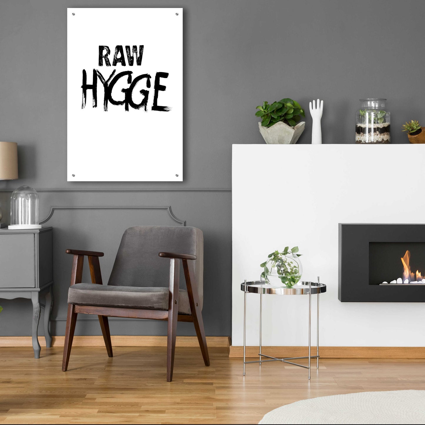 Epic Art 'Raw Hygge' by Design Fabrikken, Acrylic Glass Wall Art,24x36