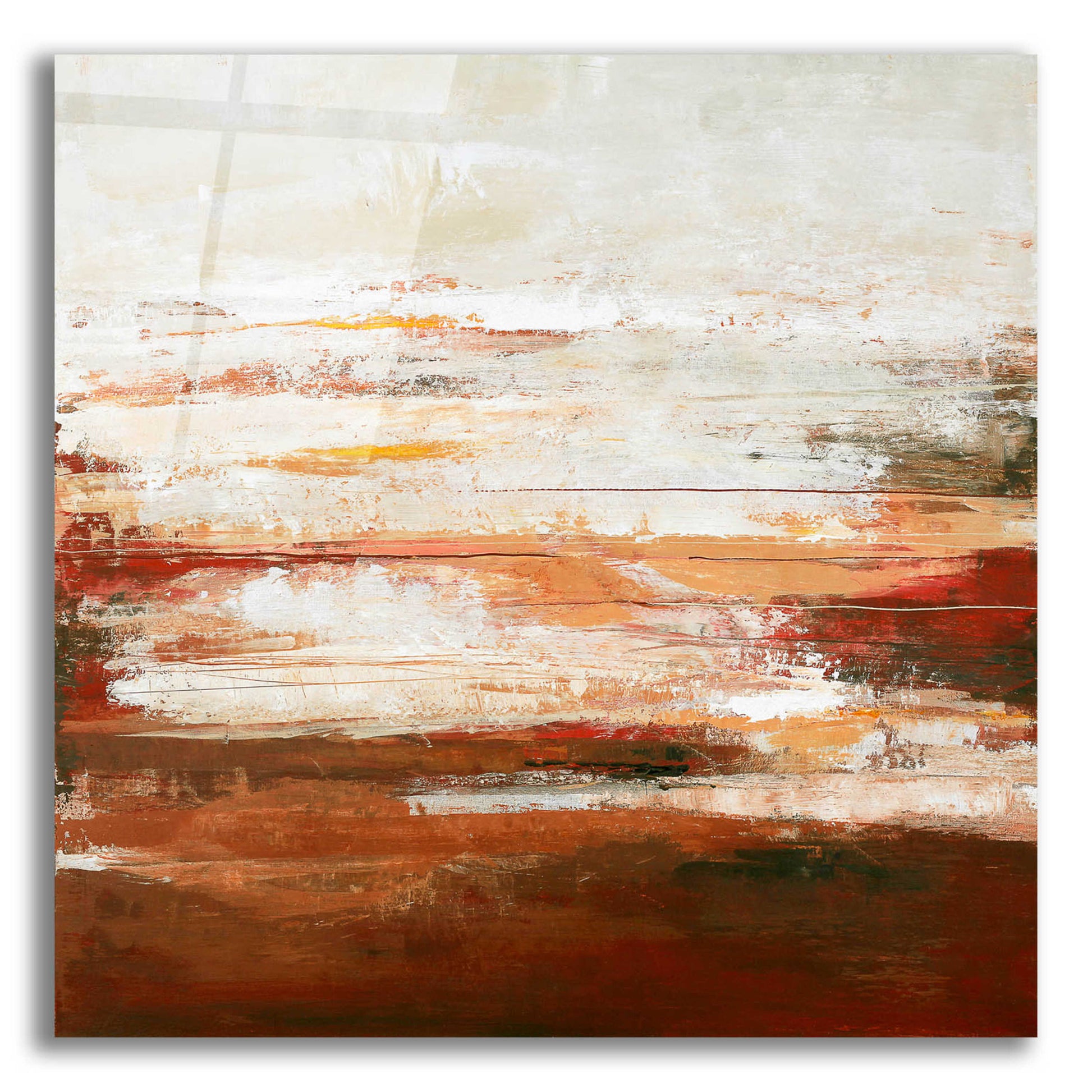 Epic Art 'Red Limit' by Design Fabrikken, Acrylic Glass Wall Art,12x12