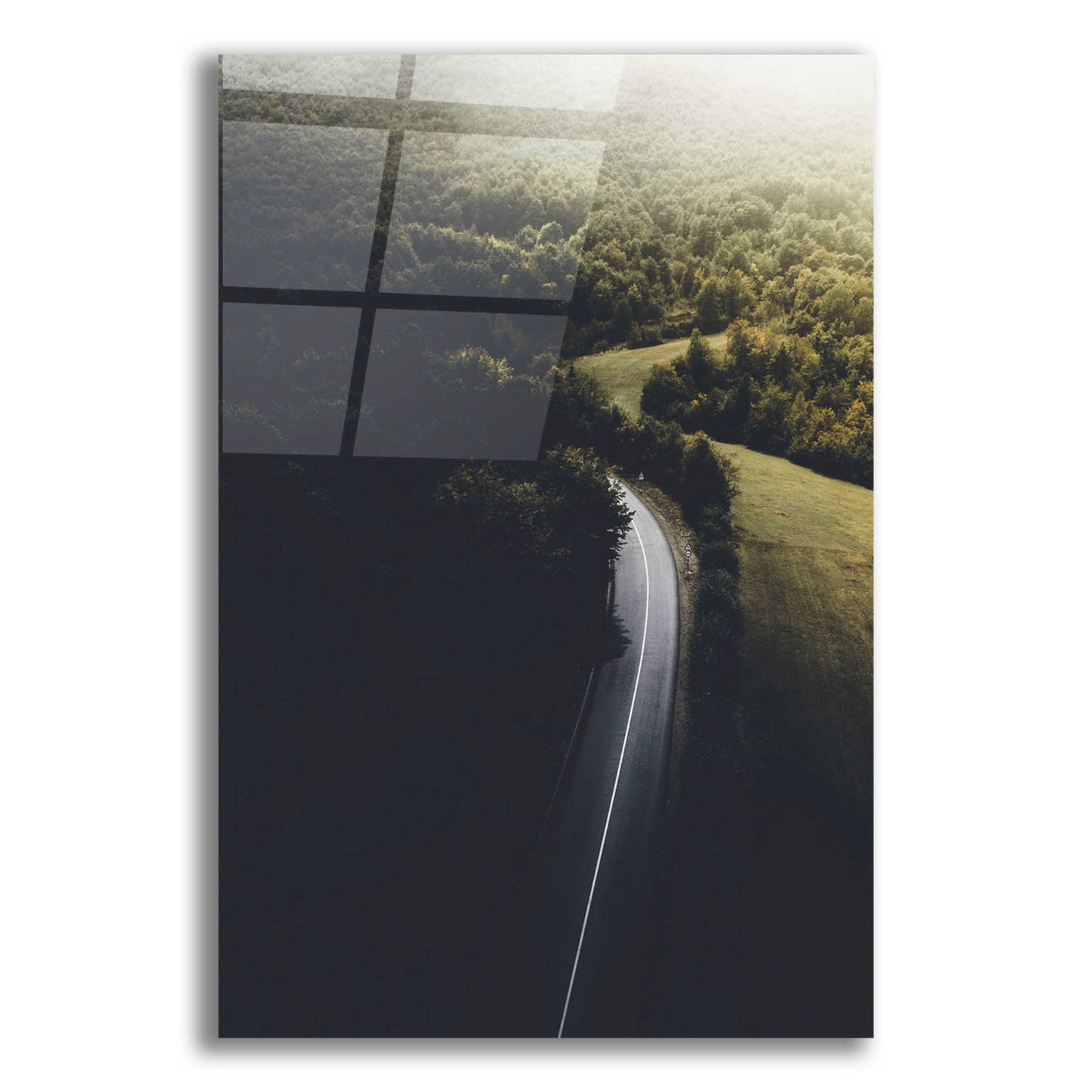 Epic Art 'Road to Darkness' by Design Fabrikken, Acrylic Glass Wall Art,12x16