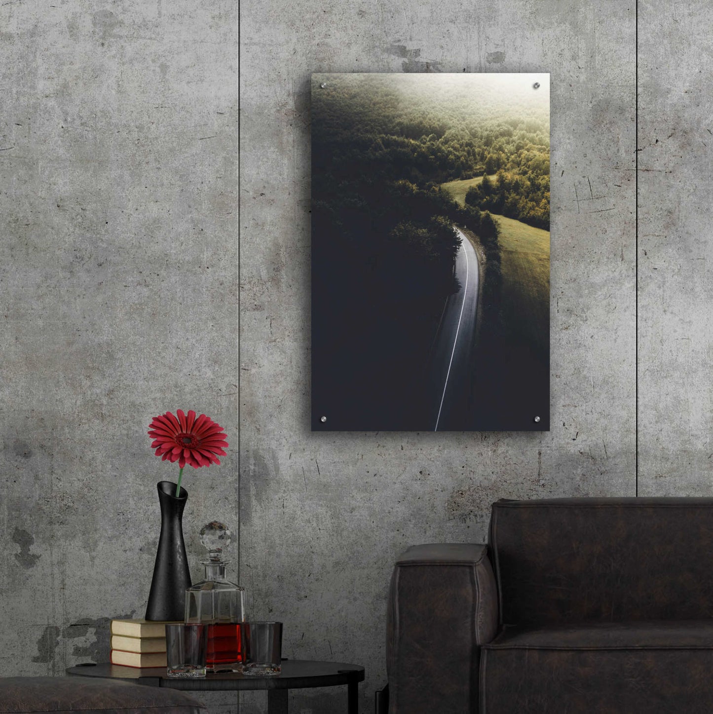 Epic Art 'Road to Darkness' by Design Fabrikken, Acrylic Glass Wall Art,24x36