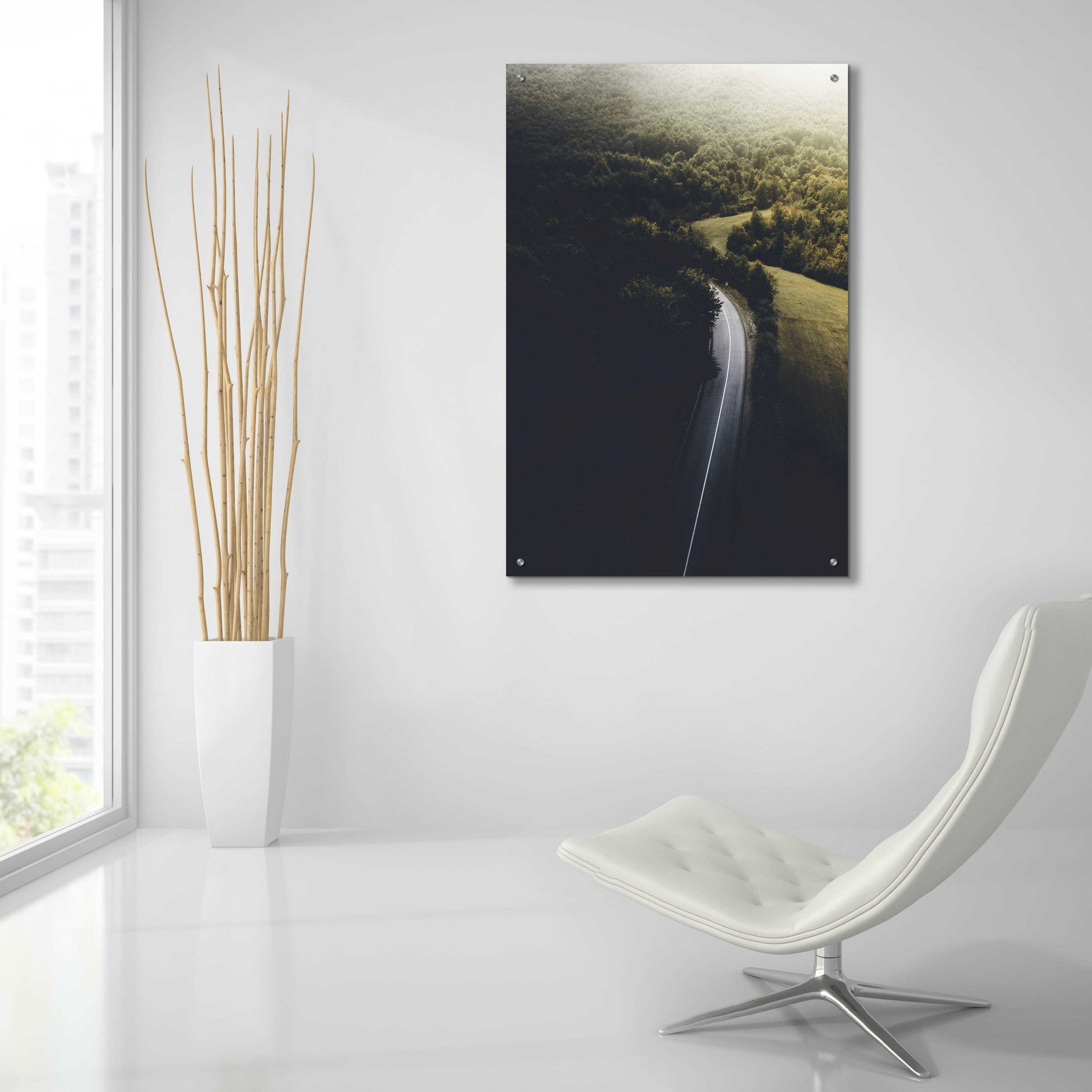 Epic Art 'Road to Darkness' by Design Fabrikken, Acrylic Glass Wall Art,24x36