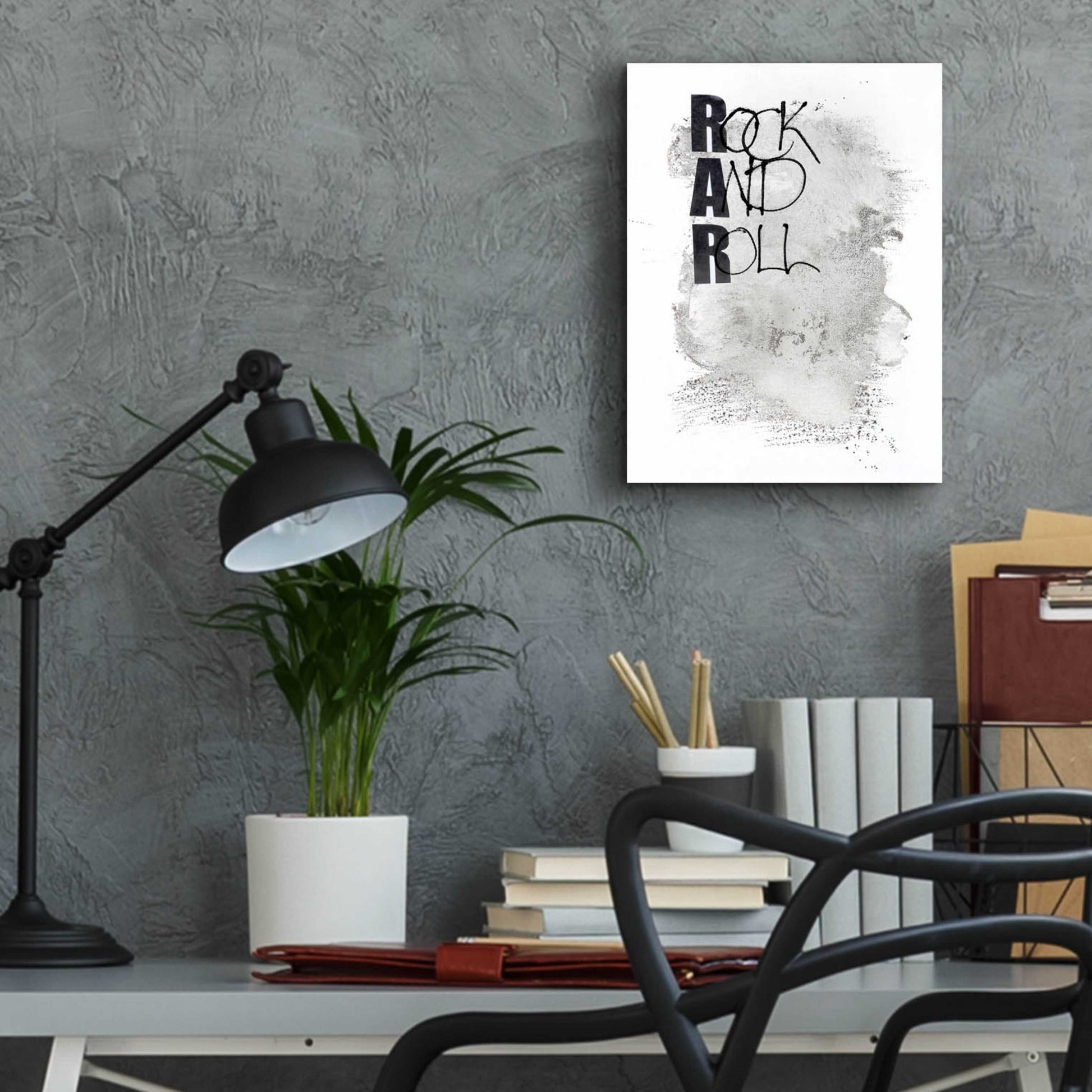 Epic Art 'Rock and Roll' by Design Fabrikken, Acrylic Glass Wall Art,12x16