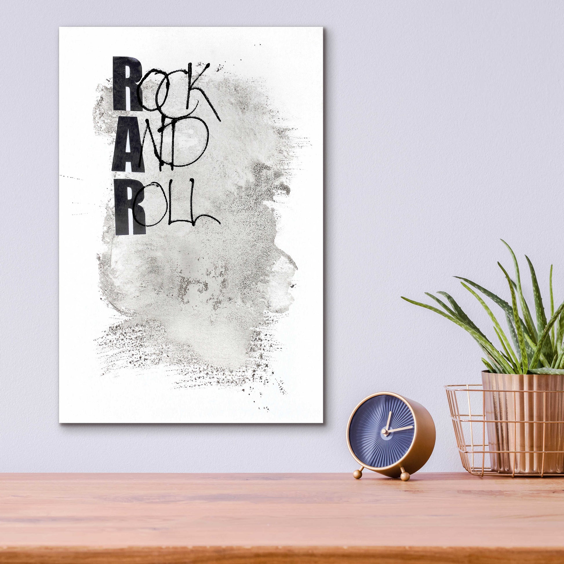 Epic Art 'Rock and Roll' by Design Fabrikken, Acrylic Glass Wall Art,12x16