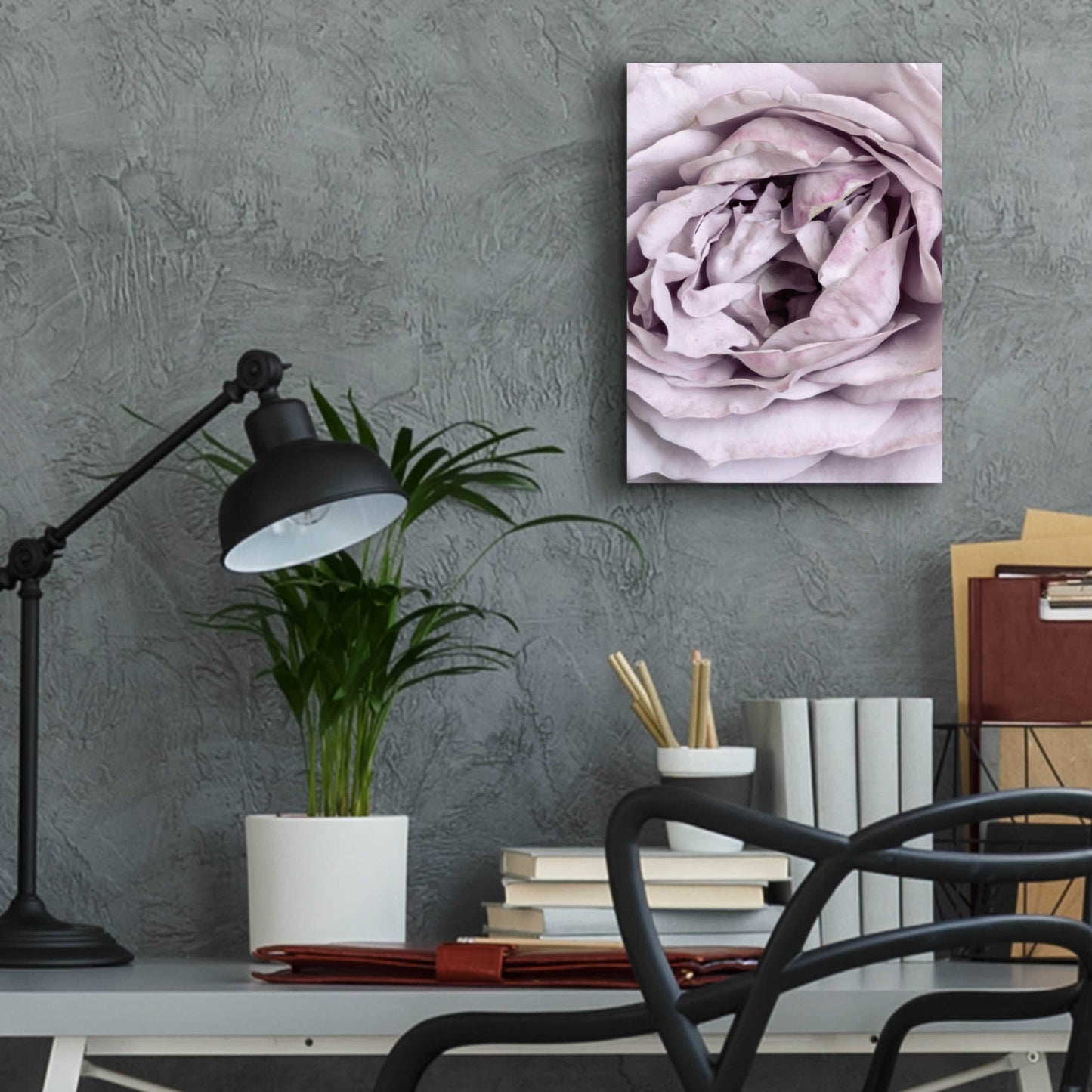 Epic Art 'Rose Heart' by Design Fabrikken, Acrylic Glass Wall Art,12x16