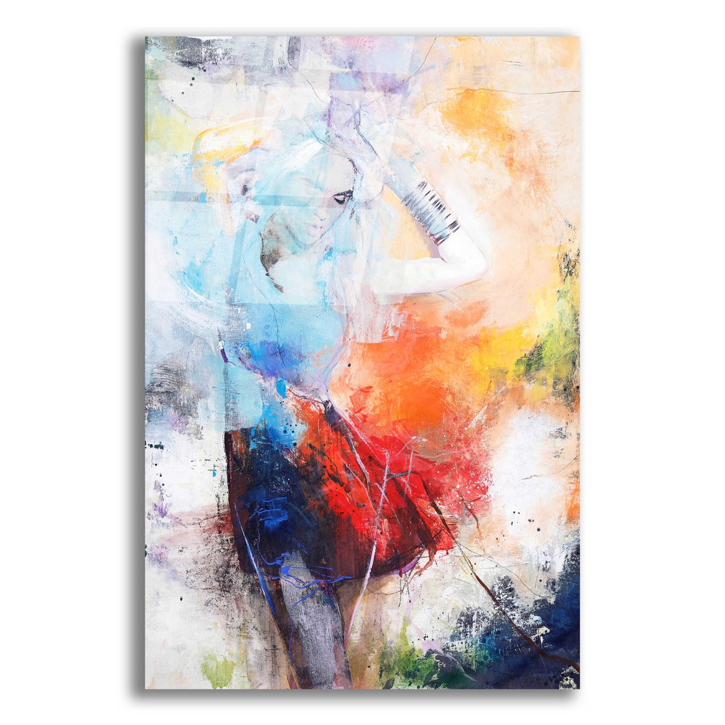 Epic Art 'She Dances' by Design Fabrikken, Acrylic Glass Wall Art,12x16