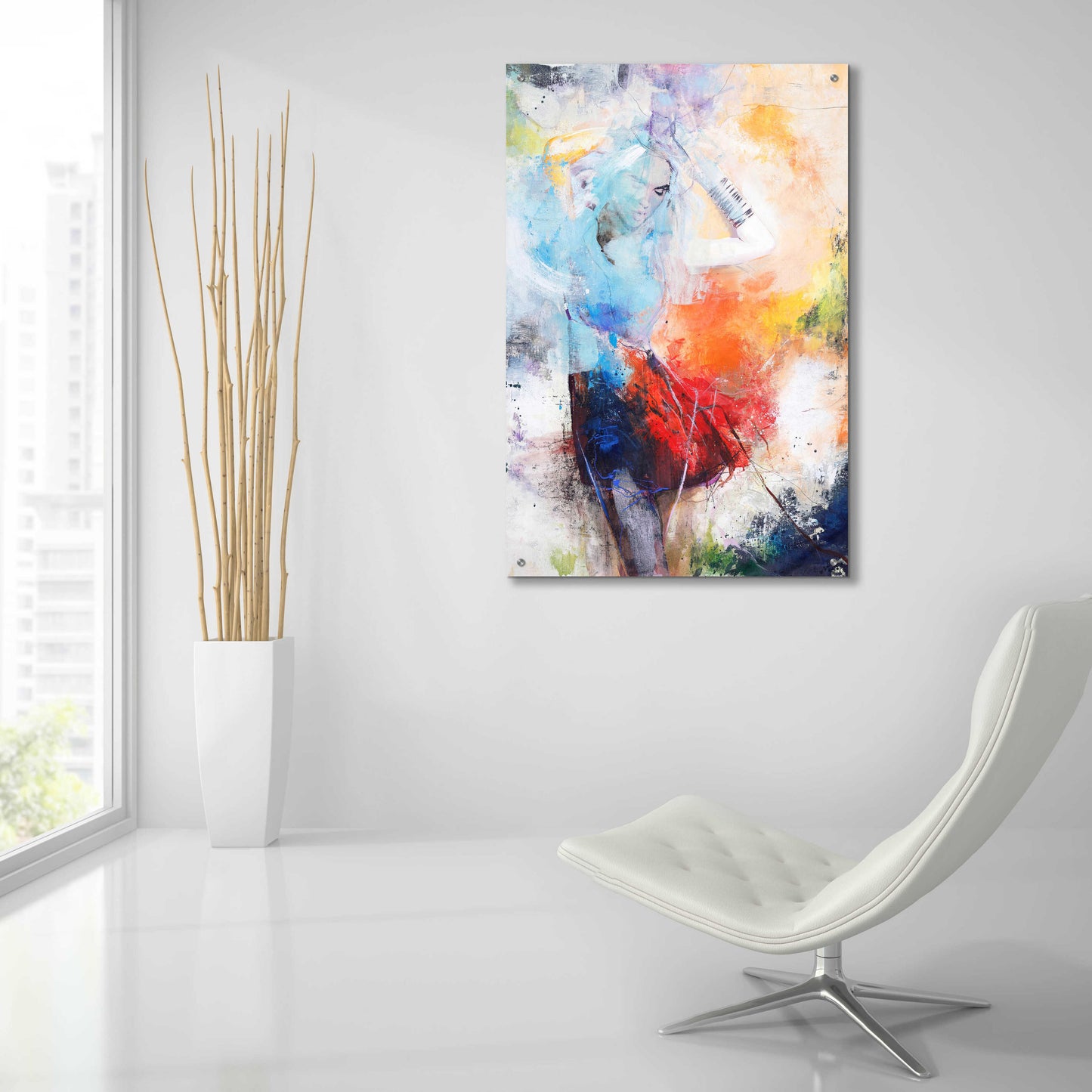 Epic Art 'She Dances' by Design Fabrikken, Acrylic Glass Wall Art,24x36