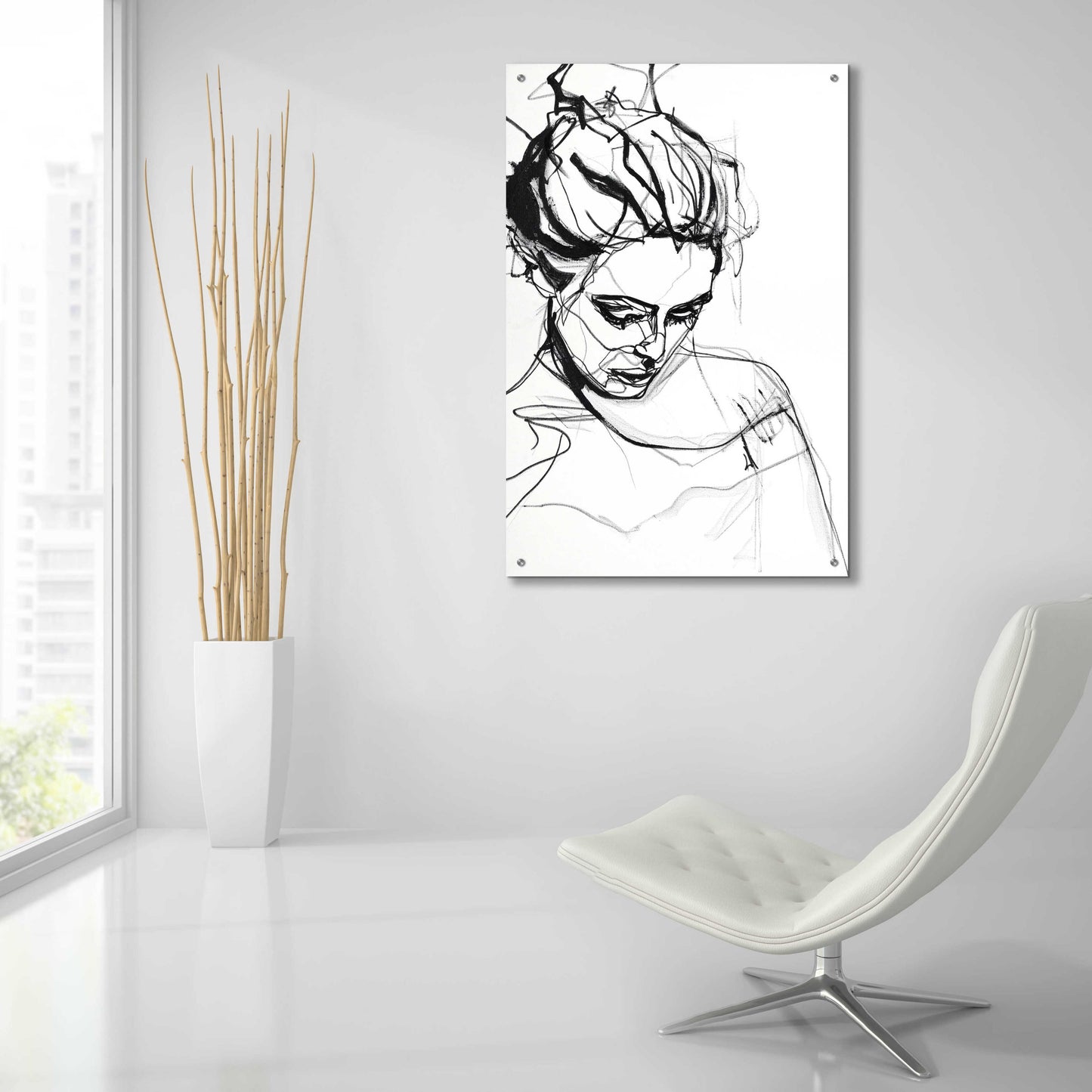 Epic Art 'Silhouette 1' by Design Fabrikken, Acrylic Glass Wall Art,24x36