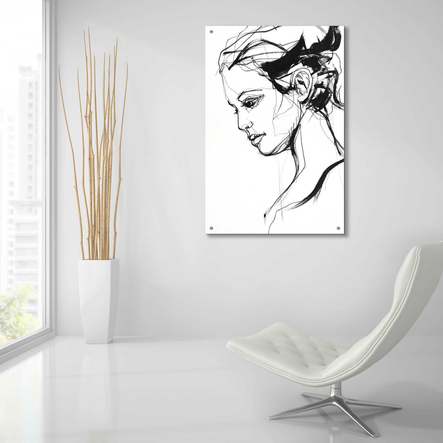 Epic Art 'Silhouette 2' by Design Fabrikken, Acrylic Glass Wall Art,24x36