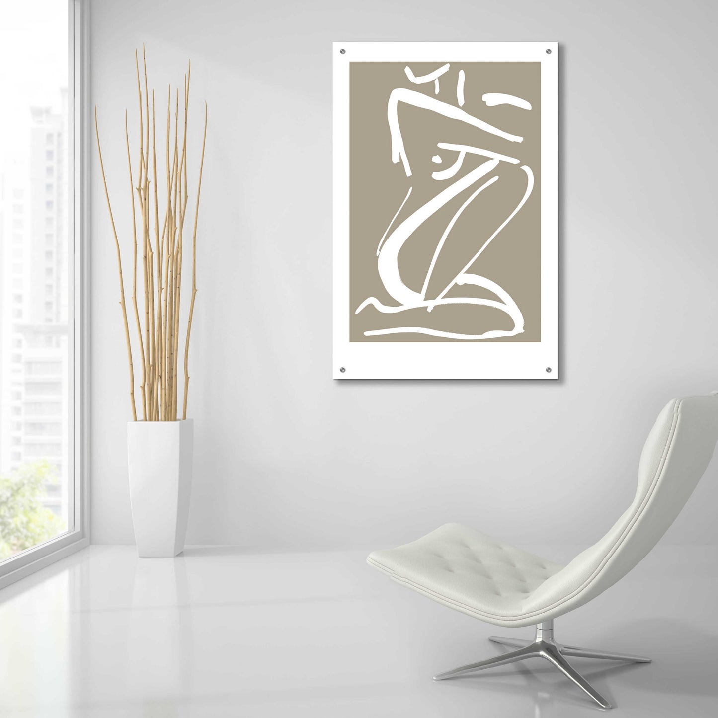 Epic Art 'Sketch No. 2' by Design Fabrikken, Acrylic Glass Wall Art,24x36