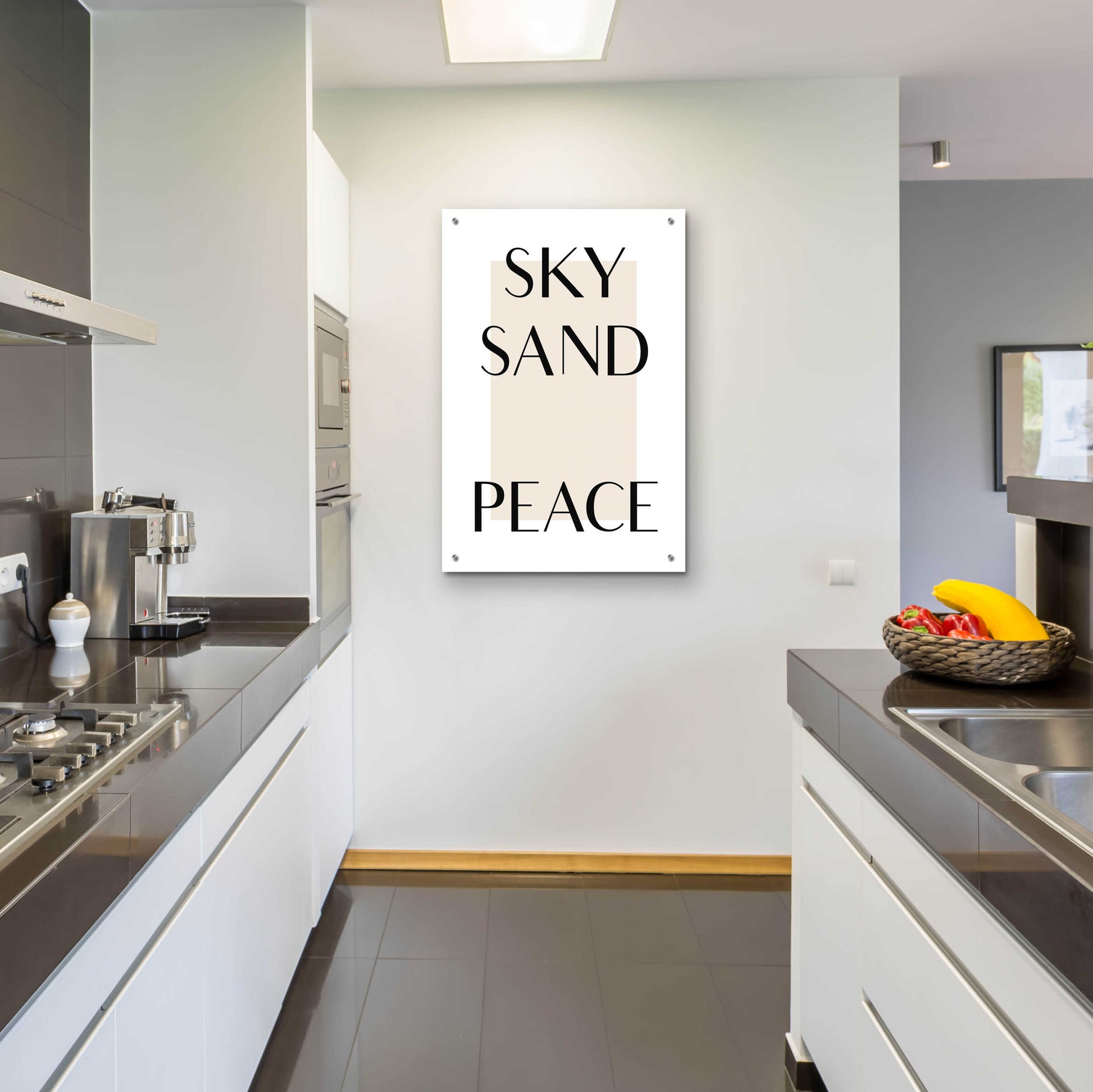 Epic Art 'Sky Sand Peace' by Design Fabrikken, Acrylic Glass Wall Art,24x36