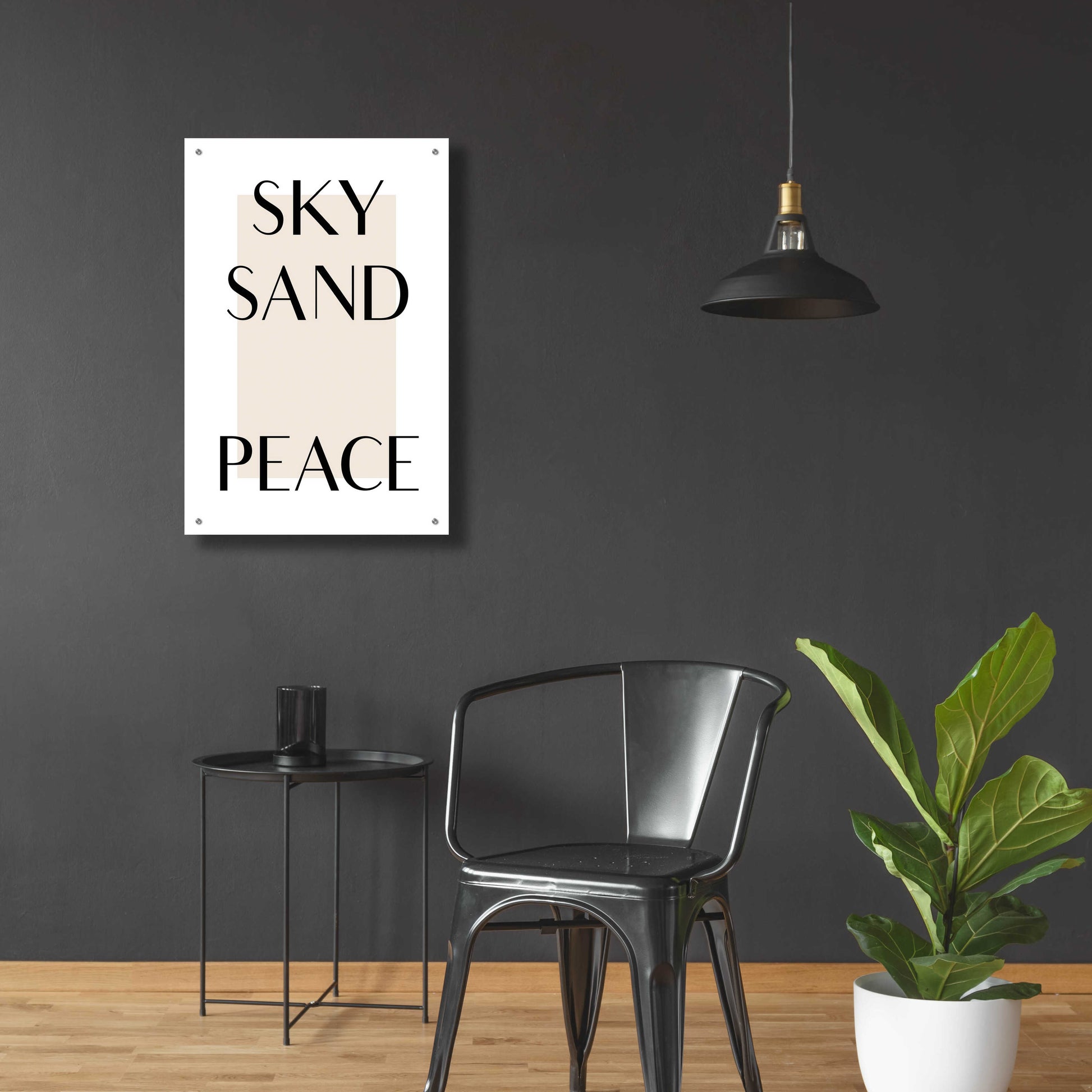 Epic Art 'Sky Sand Peace' by Design Fabrikken, Acrylic Glass Wall Art,24x36