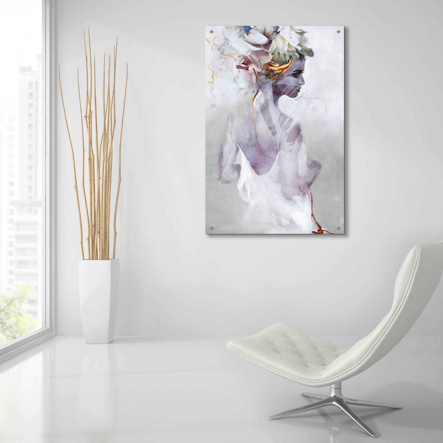 Epic Art 'Soft Couture' by Design Fabrikken, Acrylic Glass Wall Art,24x36