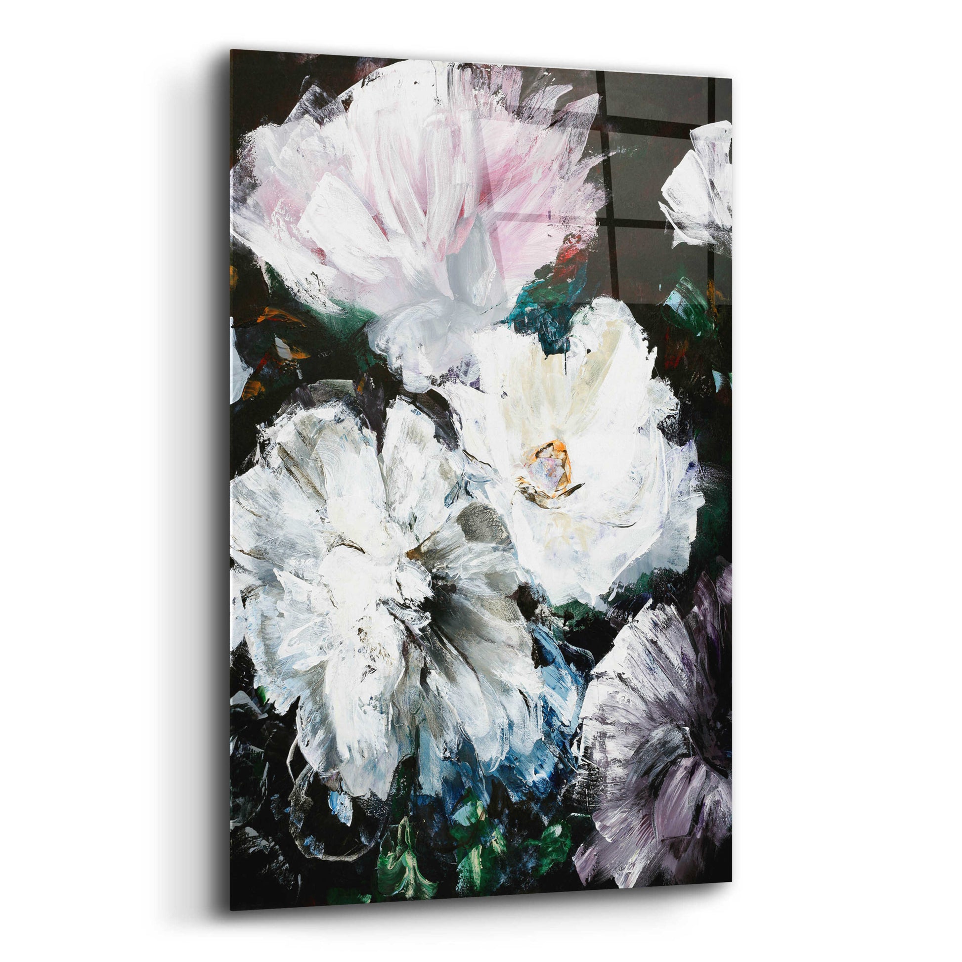 Epic Art 'Soft Hue Flowers' by Design Fabrikken, Acrylic Glass Wall Art,12x16