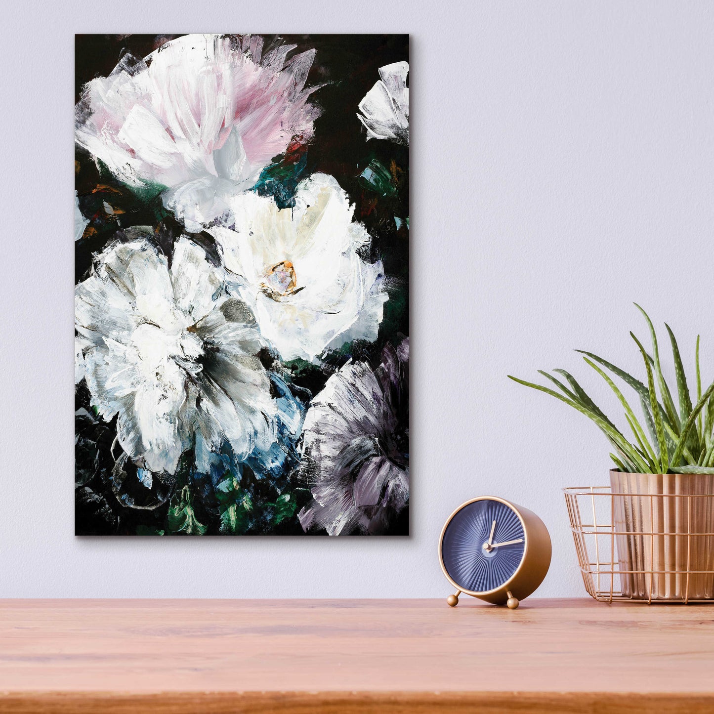 Epic Art 'Soft Hue Flowers' by Design Fabrikken, Acrylic Glass Wall Art,12x16