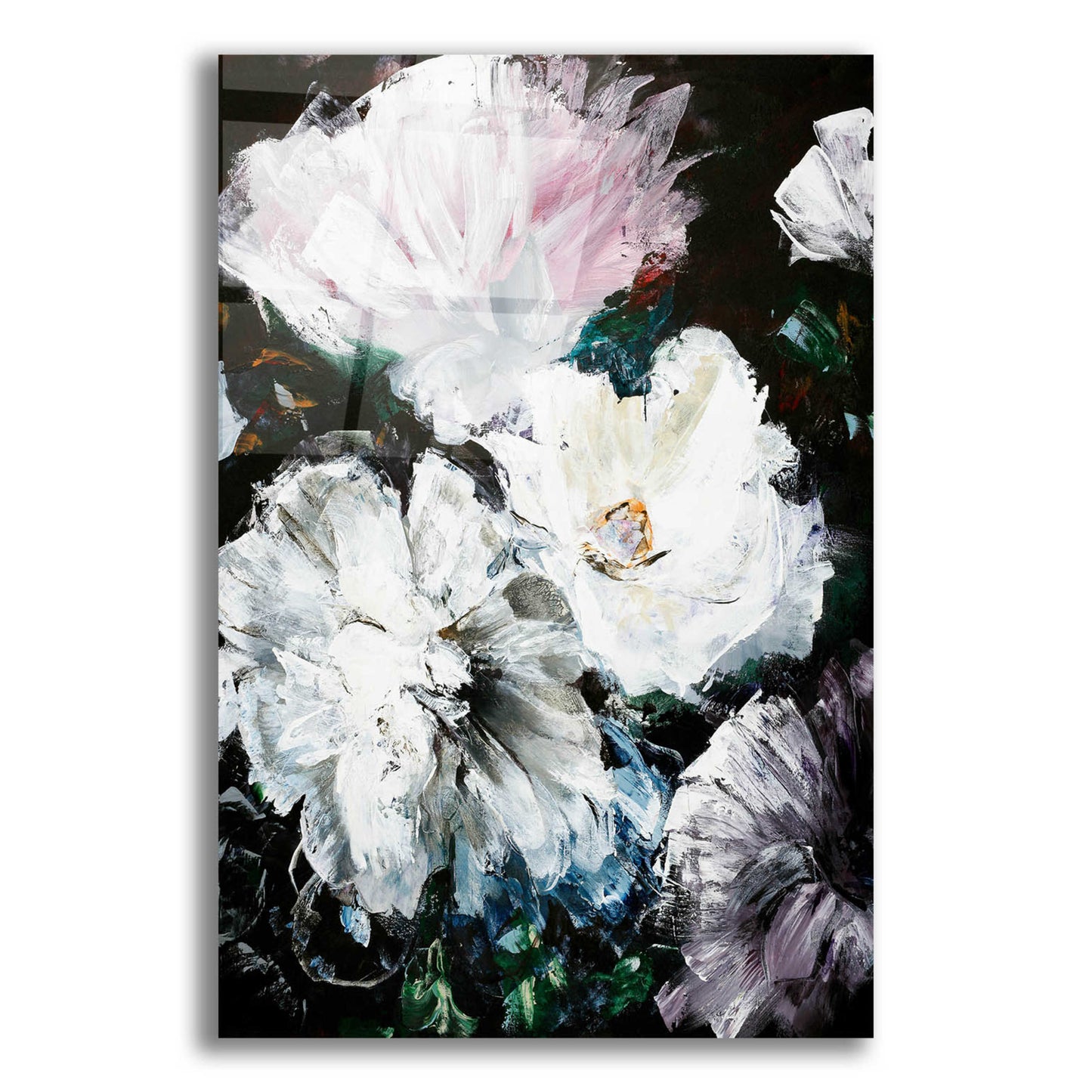 Epic Art 'Soft Hue Flowers' by Design Fabrikken, Acrylic Glass Wall Art,12x16