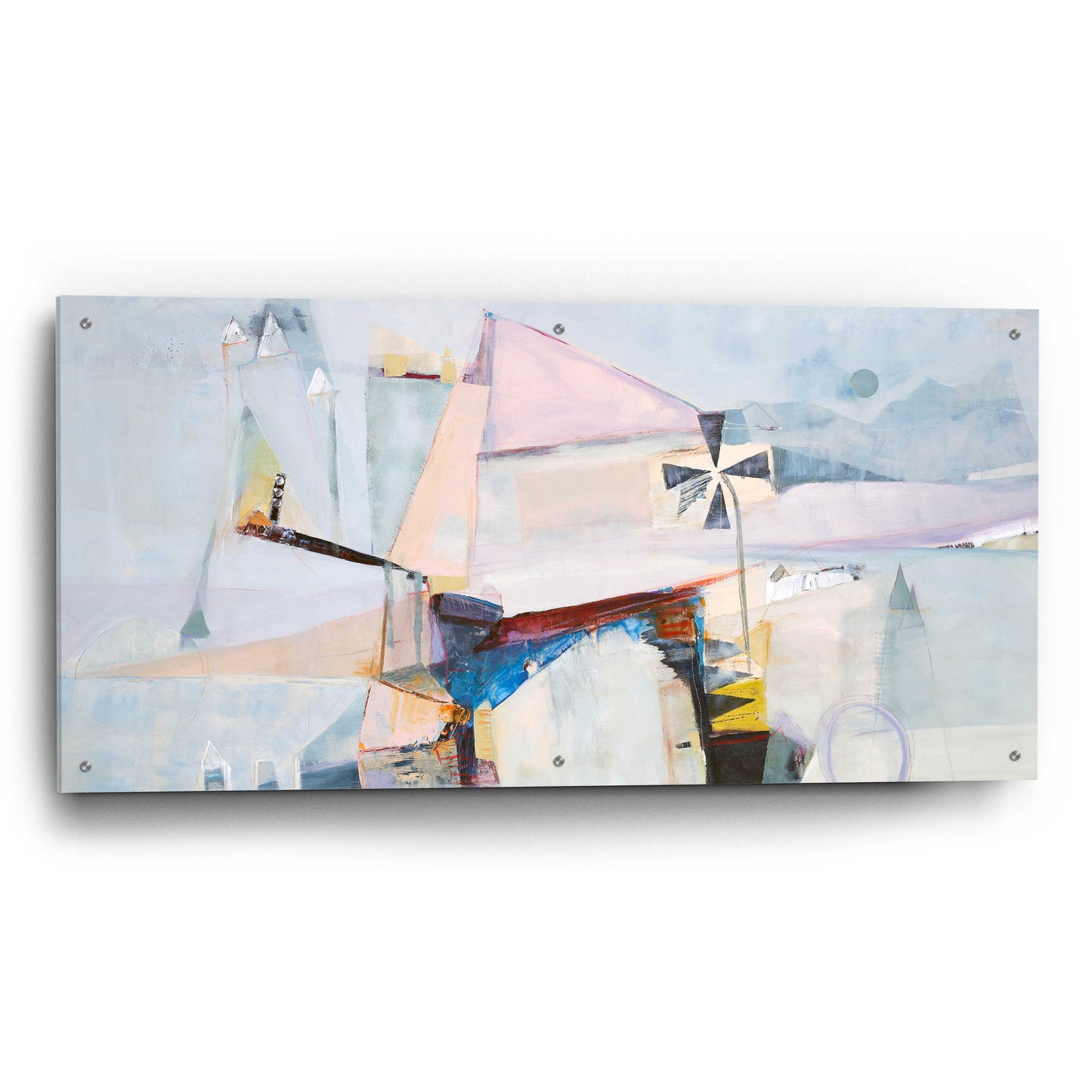 Epic Art 'Spinning Mill 2' by Design Fabrikken, Acrylic Glass Wall Art,48x24