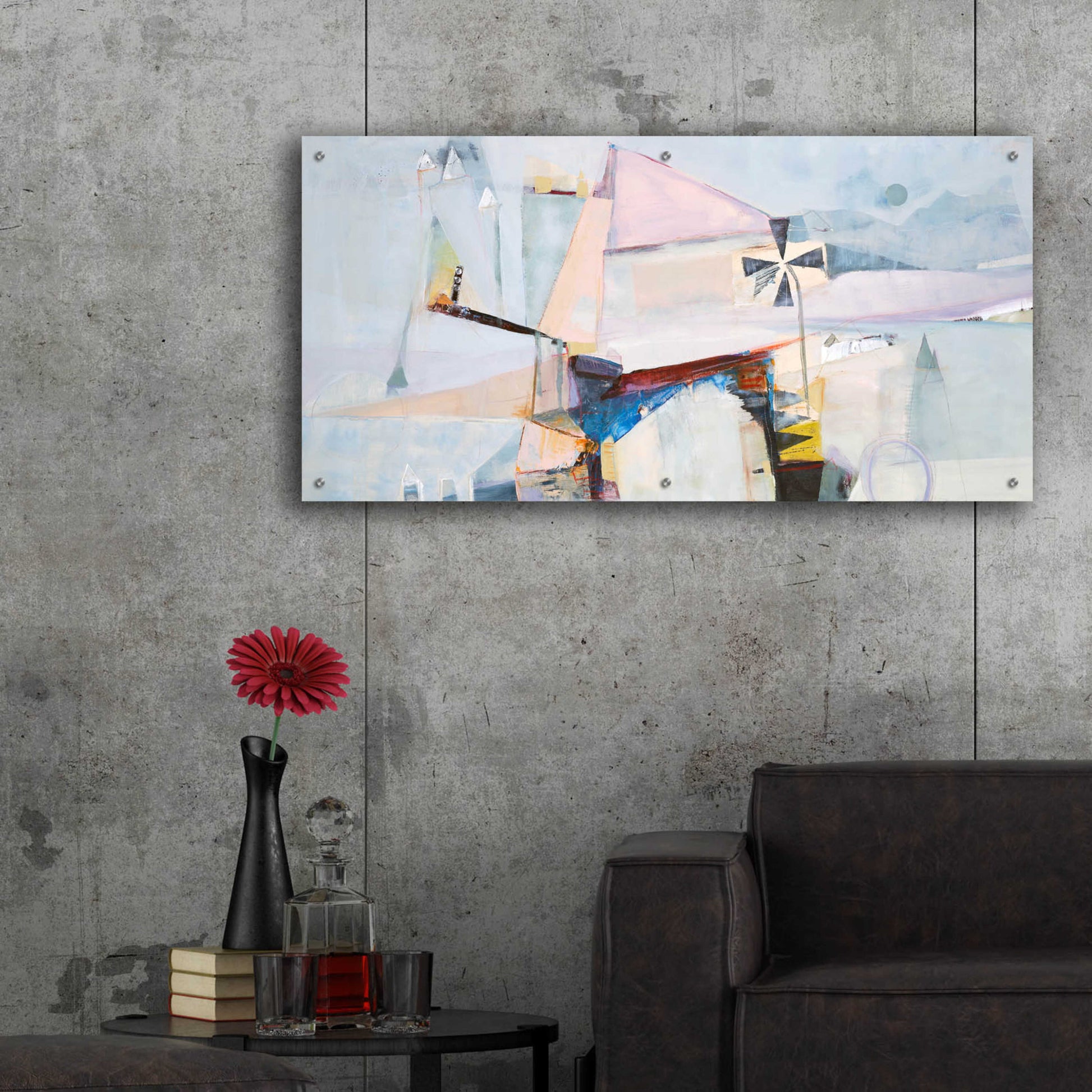 Epic Art 'Spinning Mill 2' by Design Fabrikken, Acrylic Glass Wall Art,48x24