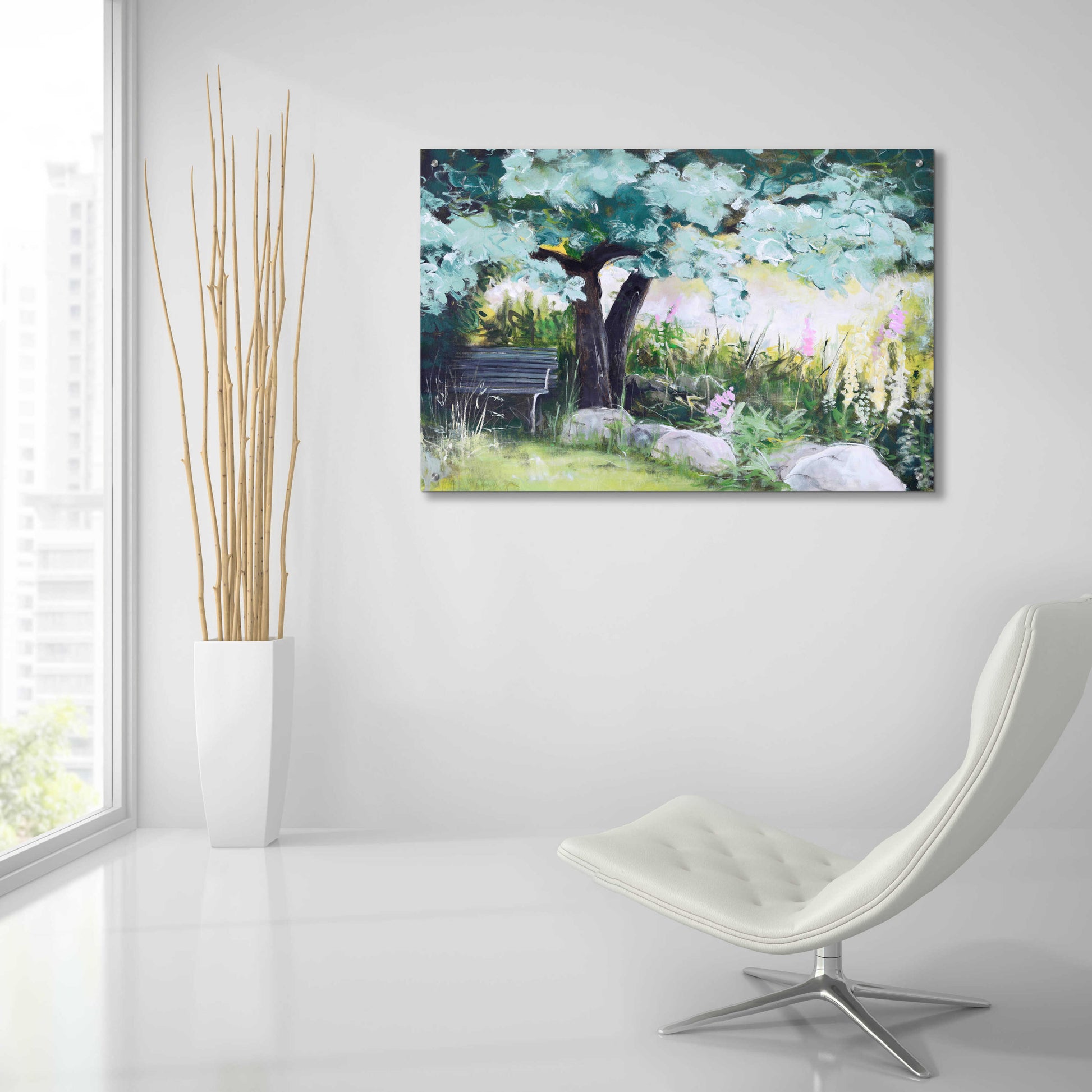 Epic Art 'Spring Field' by Design Fabrikken, Acrylic Glass Wall Art,36x24