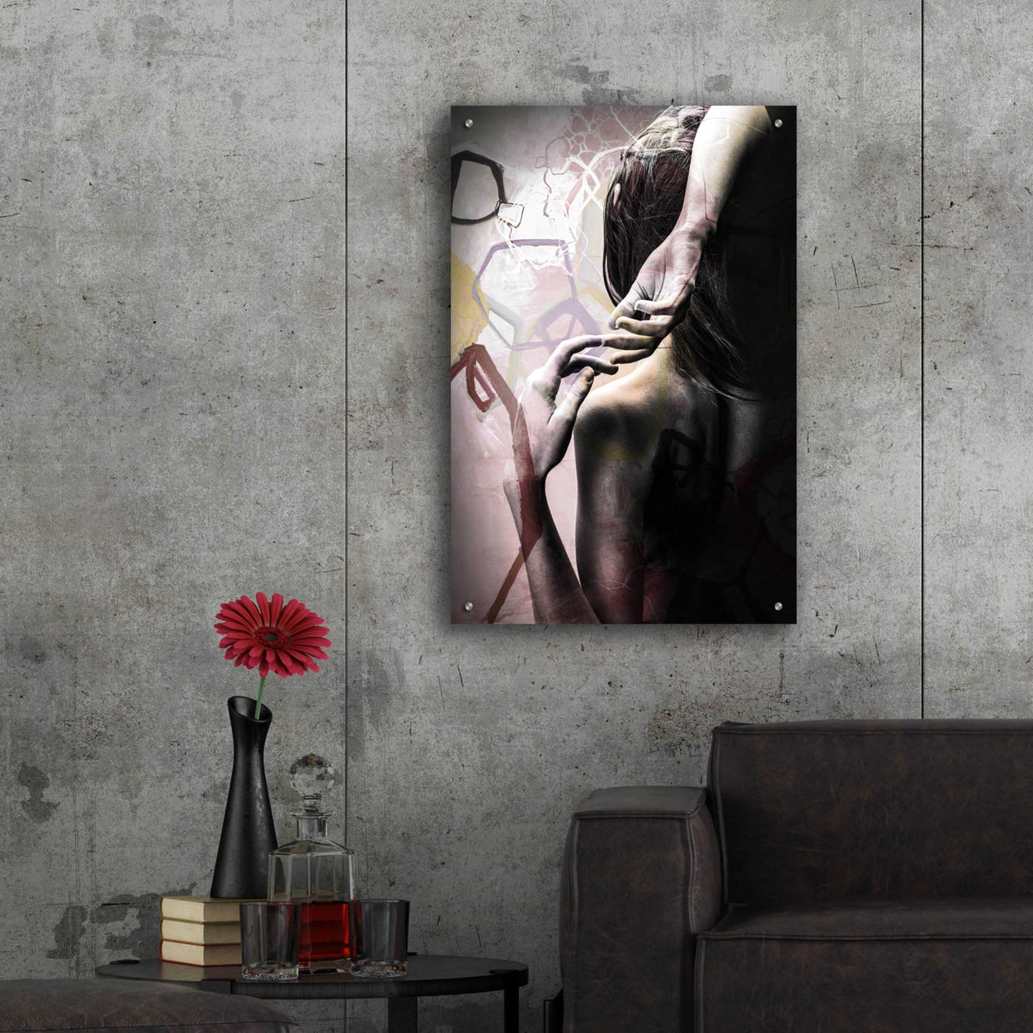 Epic Art 'Studio 3 Colors' by Design Fabrikken, Acrylic Glass Wall Art,24x36