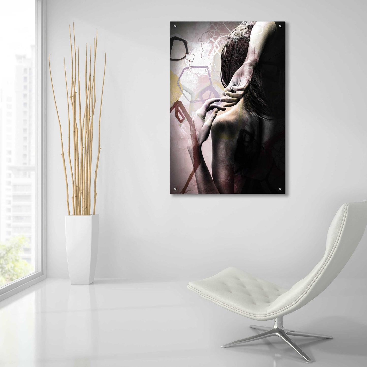 Epic Art 'Studio 3 Colors' by Design Fabrikken, Acrylic Glass Wall Art,24x36