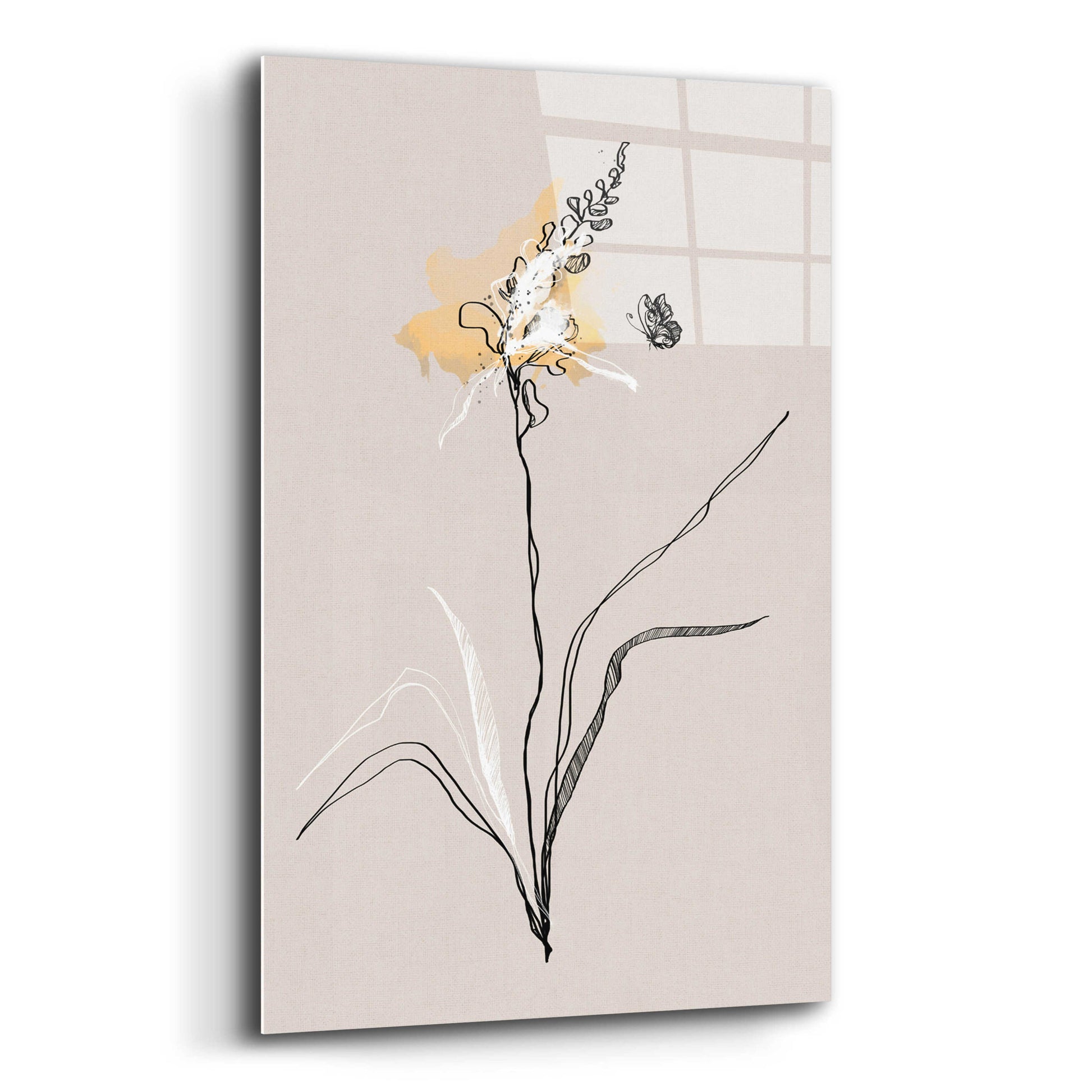 Epic Art 'Summer Plant 1' by Design Fabrikken, Acrylic Glass Wall Art,12x16