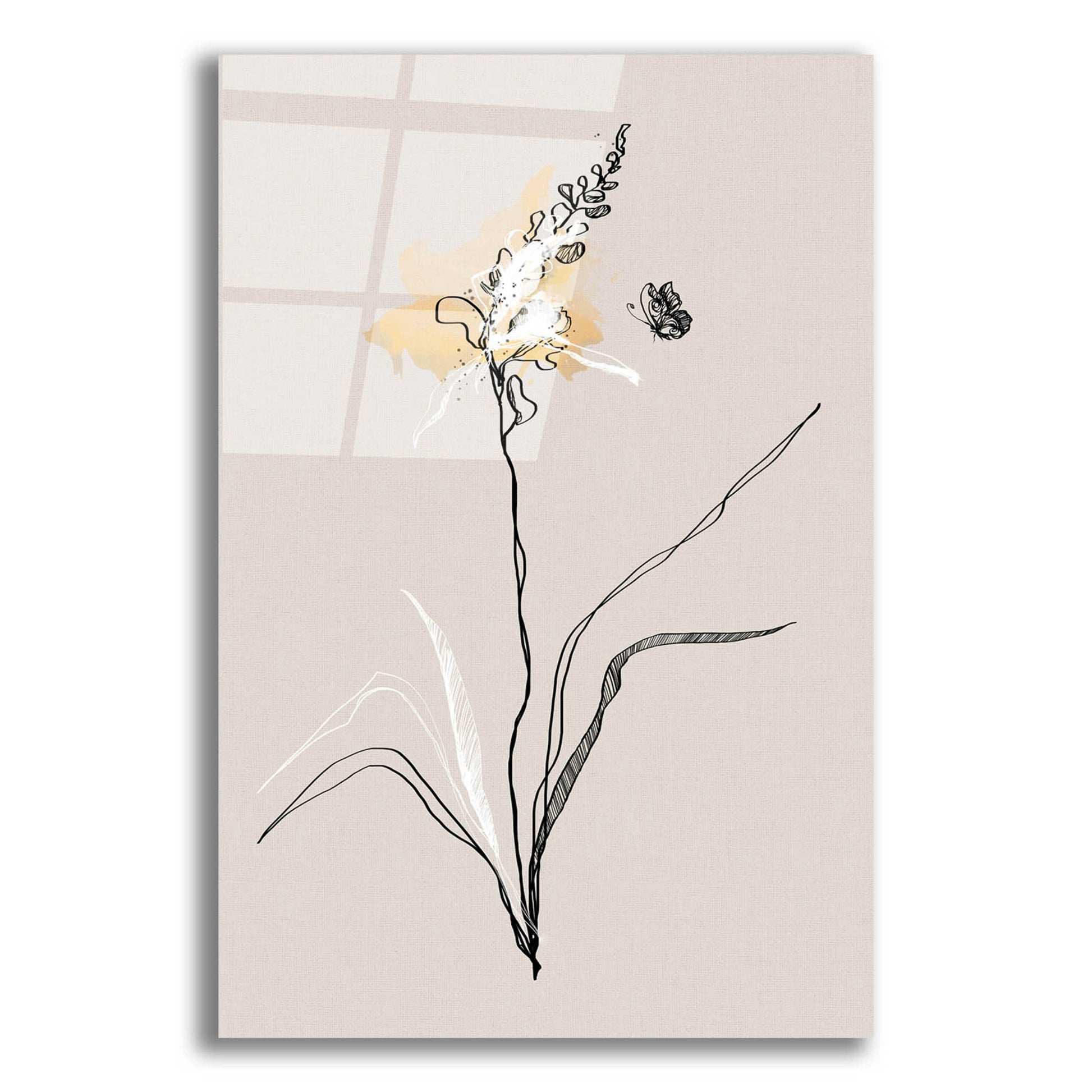 Epic Art 'Summer Plant 1' by Design Fabrikken, Acrylic Glass Wall Art,12x16