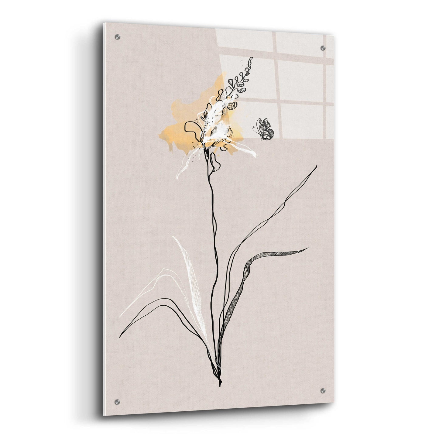 Epic Art 'Summer Plant 1' by Design Fabrikken, Acrylic Glass Wall Art,24x36