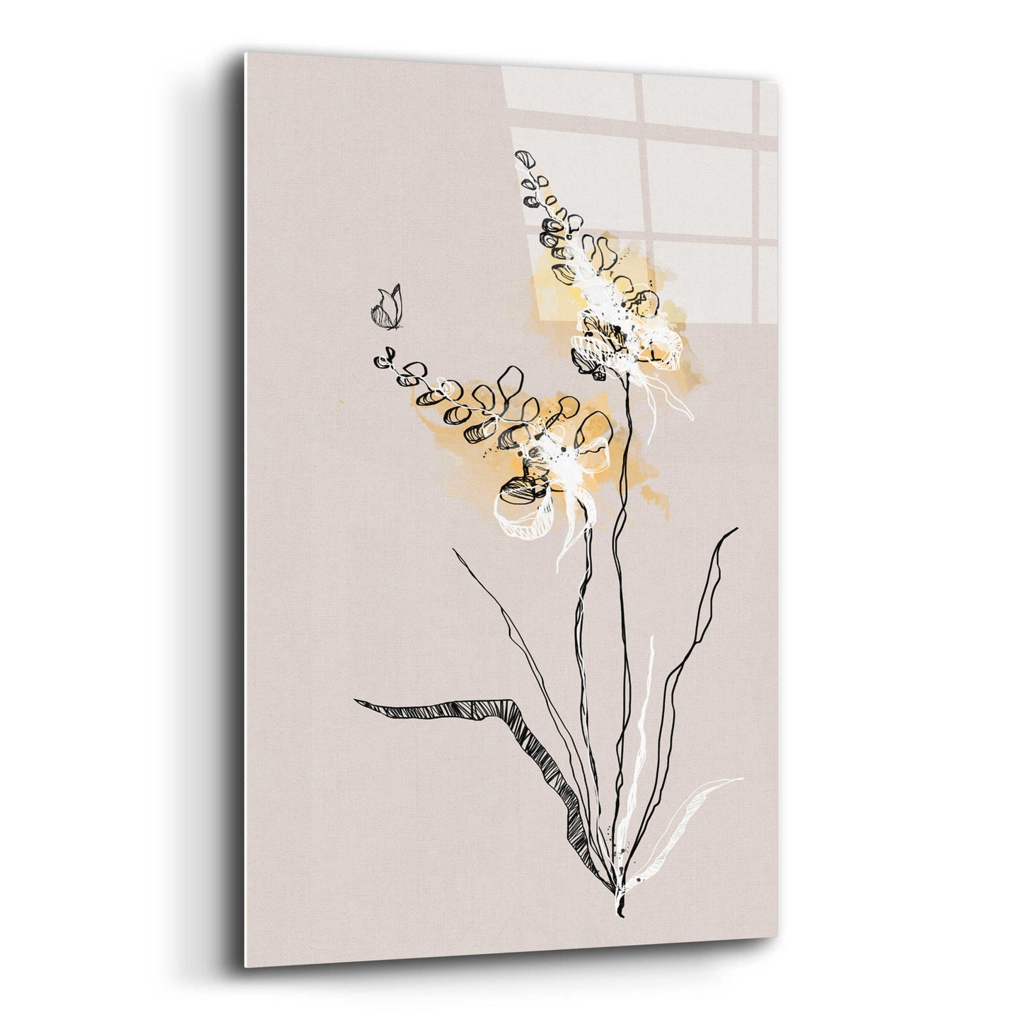 Epic Art 'Summer Plant 2' by Design Fabrikken, Acrylic Glass Wall Art,12x16