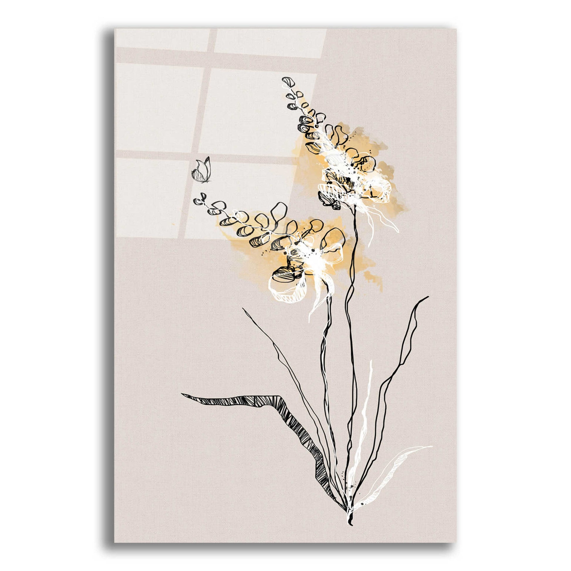 Epic Art 'Summer Plant 2' by Design Fabrikken, Acrylic Glass Wall Art,12x16