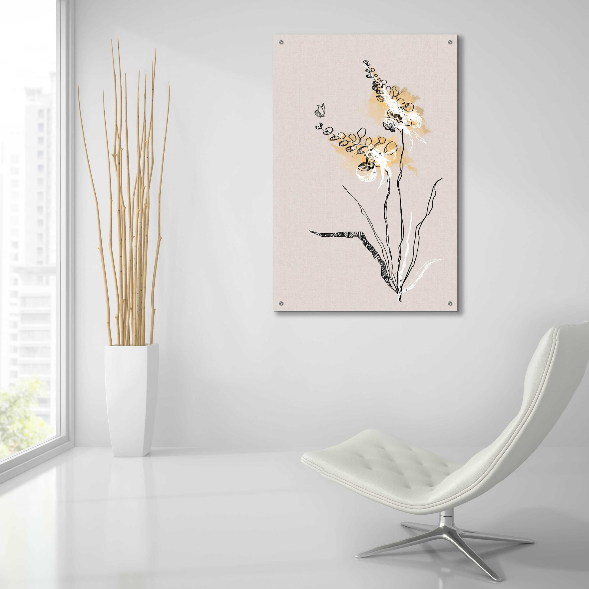 Epic Art 'Summer Plant 2' by Design Fabrikken, Acrylic Glass Wall Art,24x36