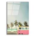 Epic Art 'Surf Bus Pink' by Design Fabrikken, Acrylic Glass Wall Art