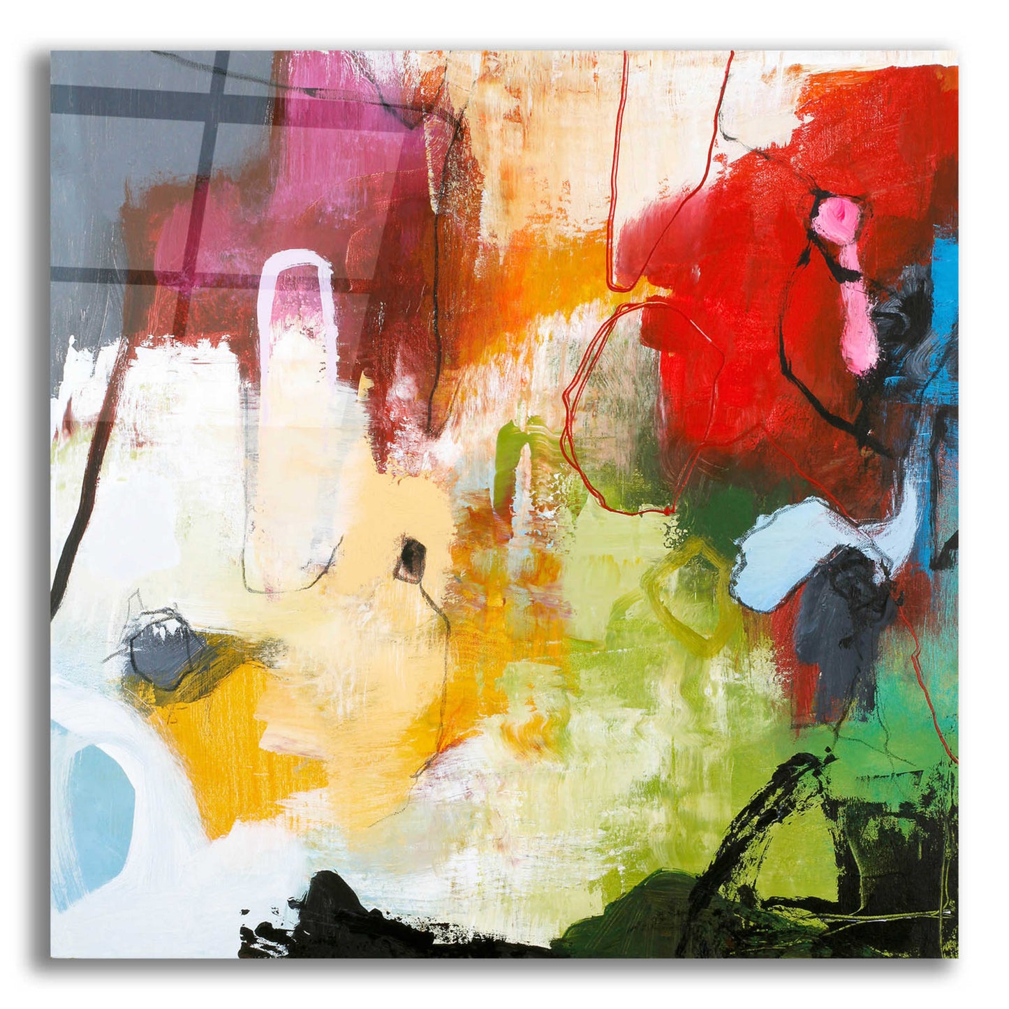 Epic Art 'Tango 3' by Design Fabrikken, Acrylic Glass Wall Art,12x12