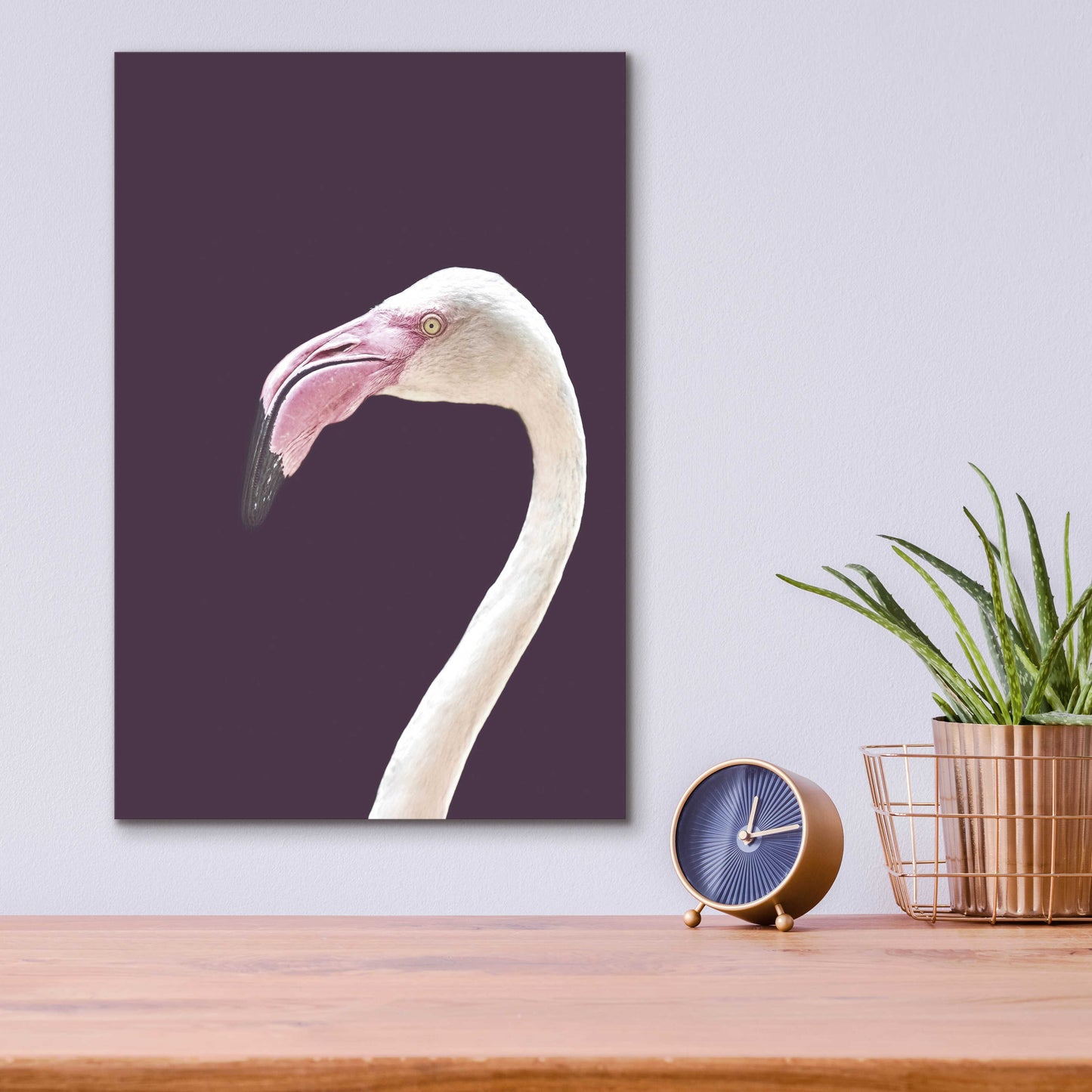 Epic Art 'The Flamingo' by Design Fabrikken, Acrylic Glass Wall Art,12x16