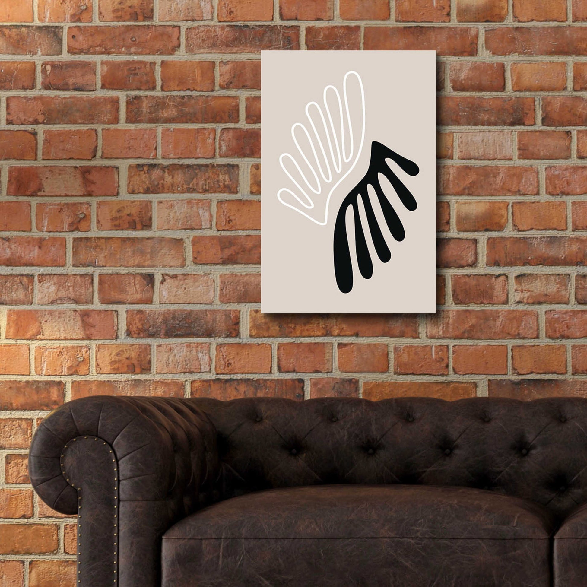 Epic Art 'The Leaf 1' by Design Fabrikken, Acrylic Glass Wall Art,16x24