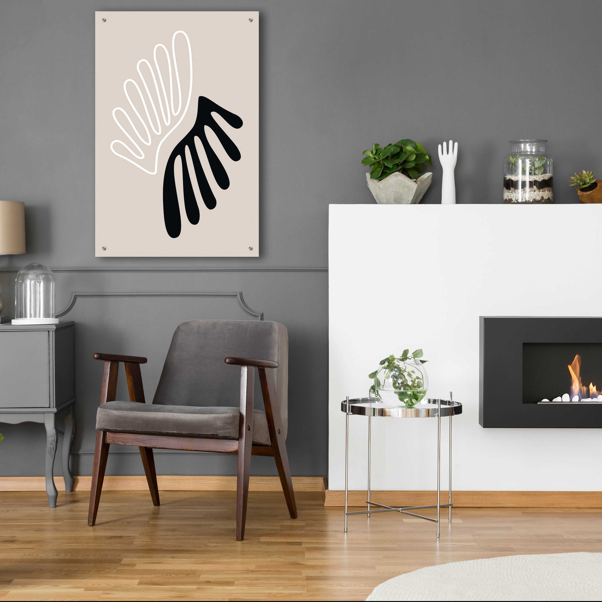 Epic Art 'The Leaf 1' by Design Fabrikken, Acrylic Glass Wall Art,24x36