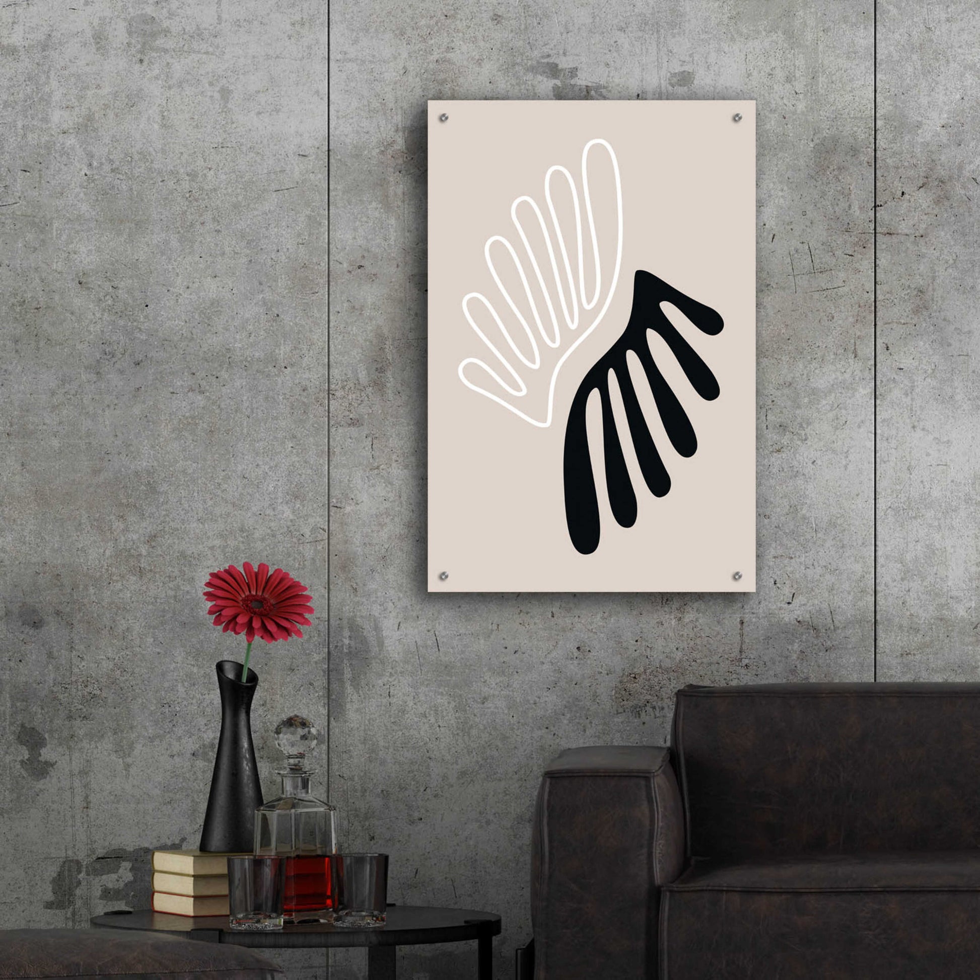 Epic Art 'The Leaf 1' by Design Fabrikken, Acrylic Glass Wall Art,24x36