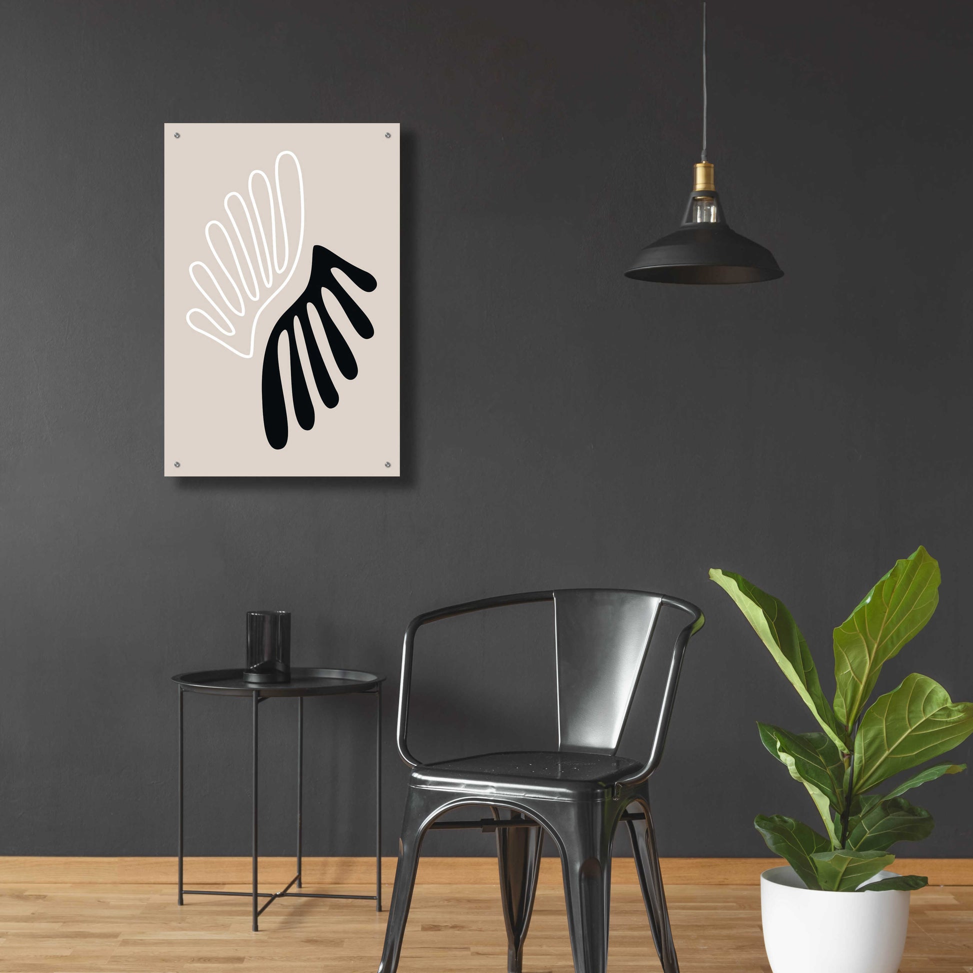 Epic Art 'The Leaf 1' by Design Fabrikken, Acrylic Glass Wall Art,24x36