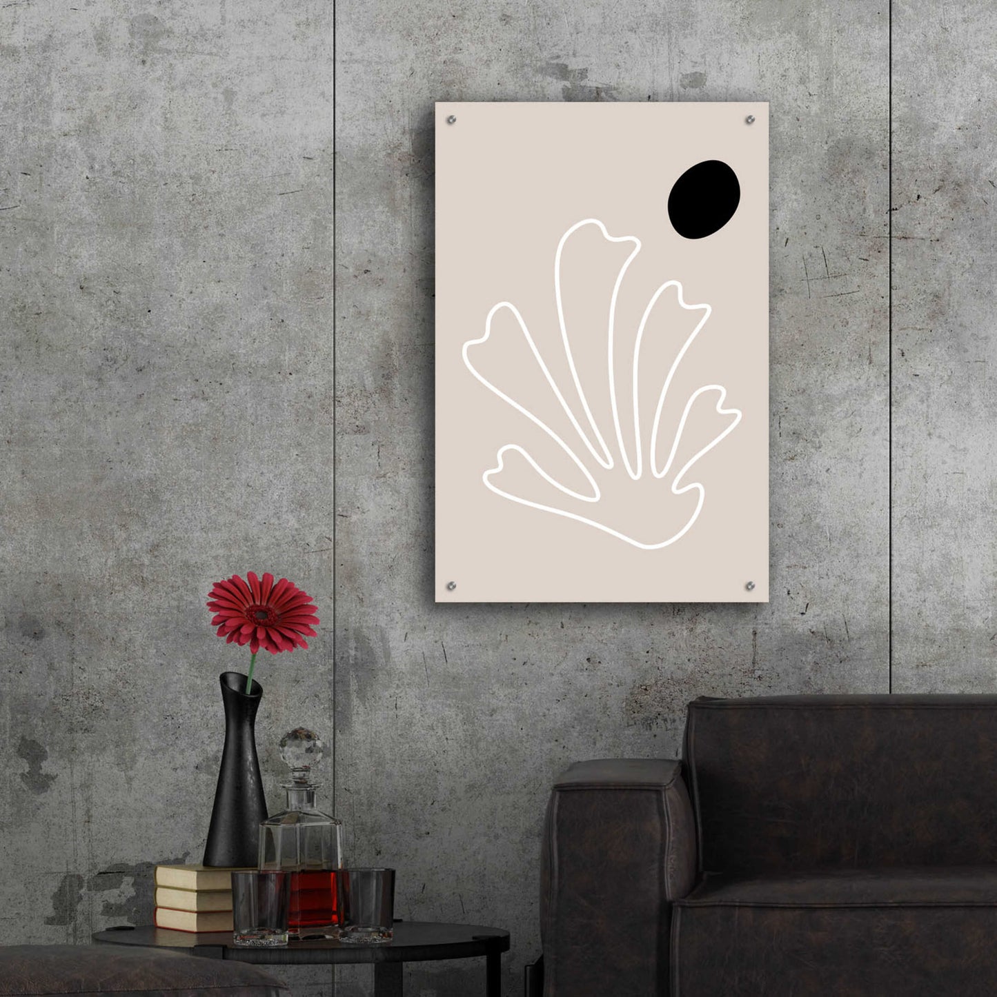 Epic Art 'The Leaf 2' by Design Fabrikken, Acrylic Glass Wall Art,24x36