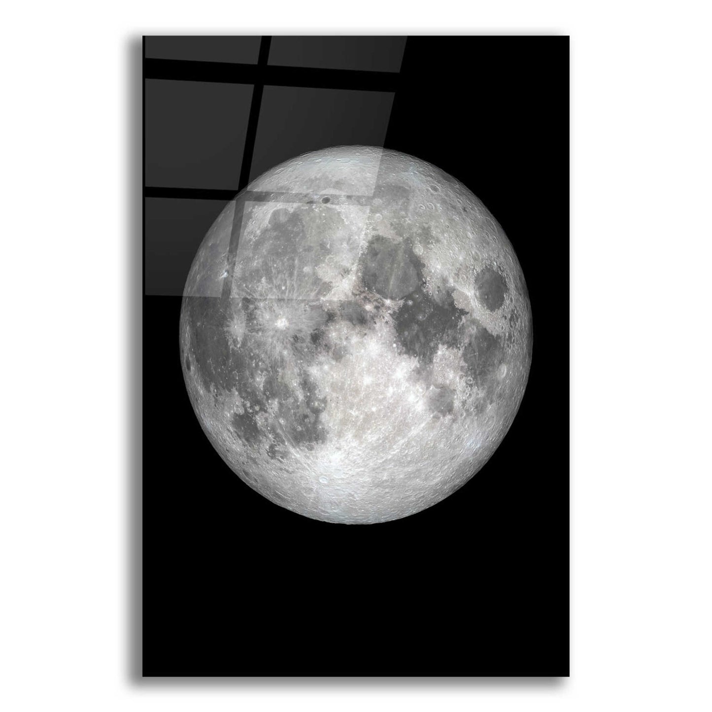 Epic Art 'The Moon' by Design Fabrikken, Acrylic Glass Wall Art,12x16