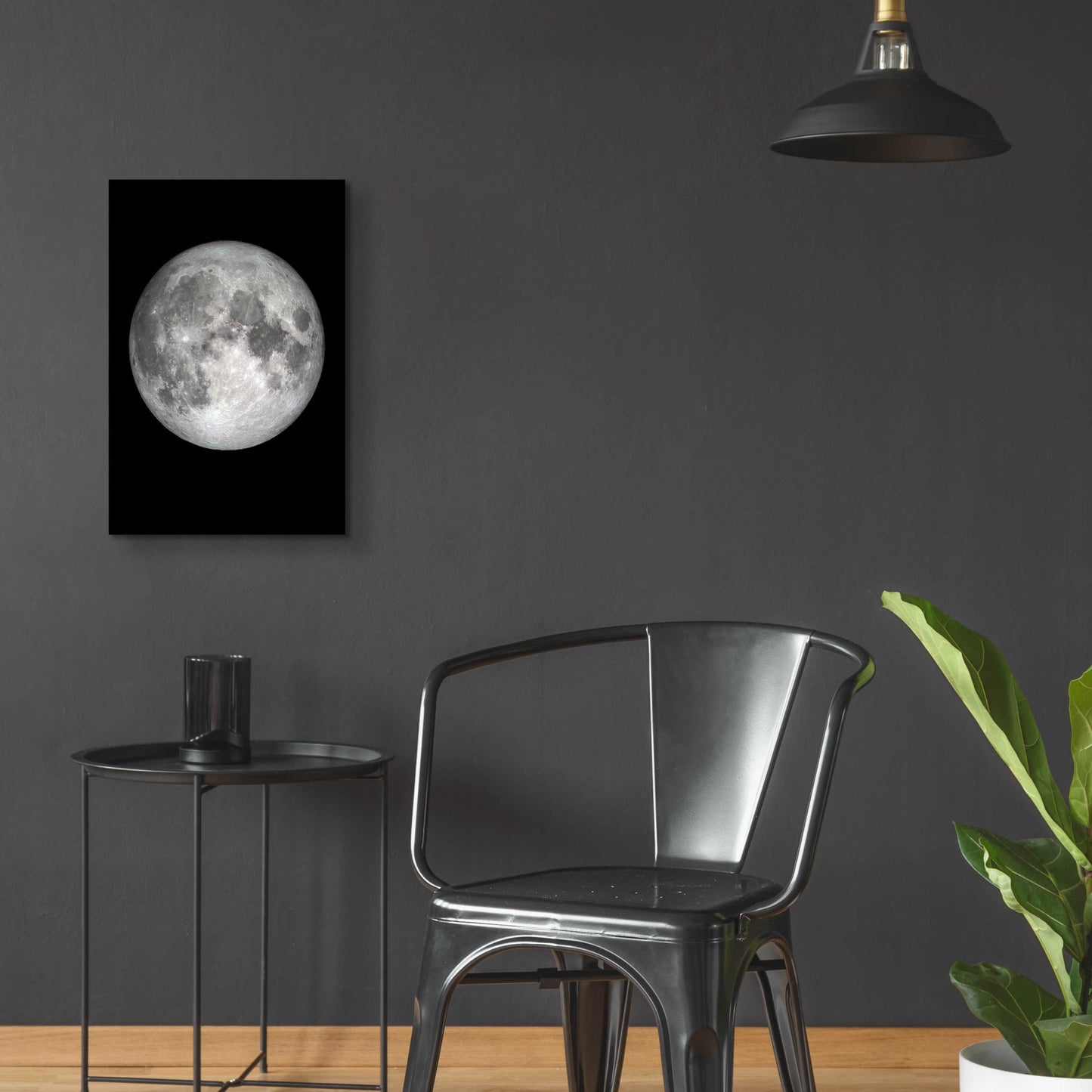 Epic Art 'The Moon' by Design Fabrikken, Acrylic Glass Wall Art,16x24