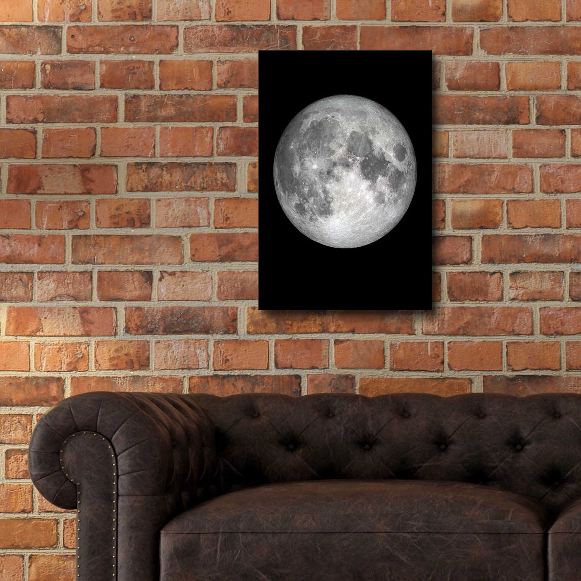 Epic Art 'The Moon' by Design Fabrikken, Acrylic Glass Wall Art,16x24