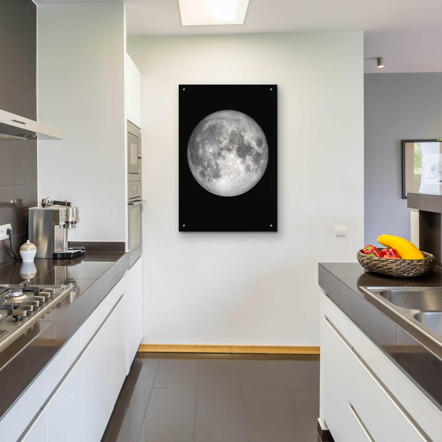 Epic Art 'The Moon' by Design Fabrikken, Acrylic Glass Wall Art,24x36