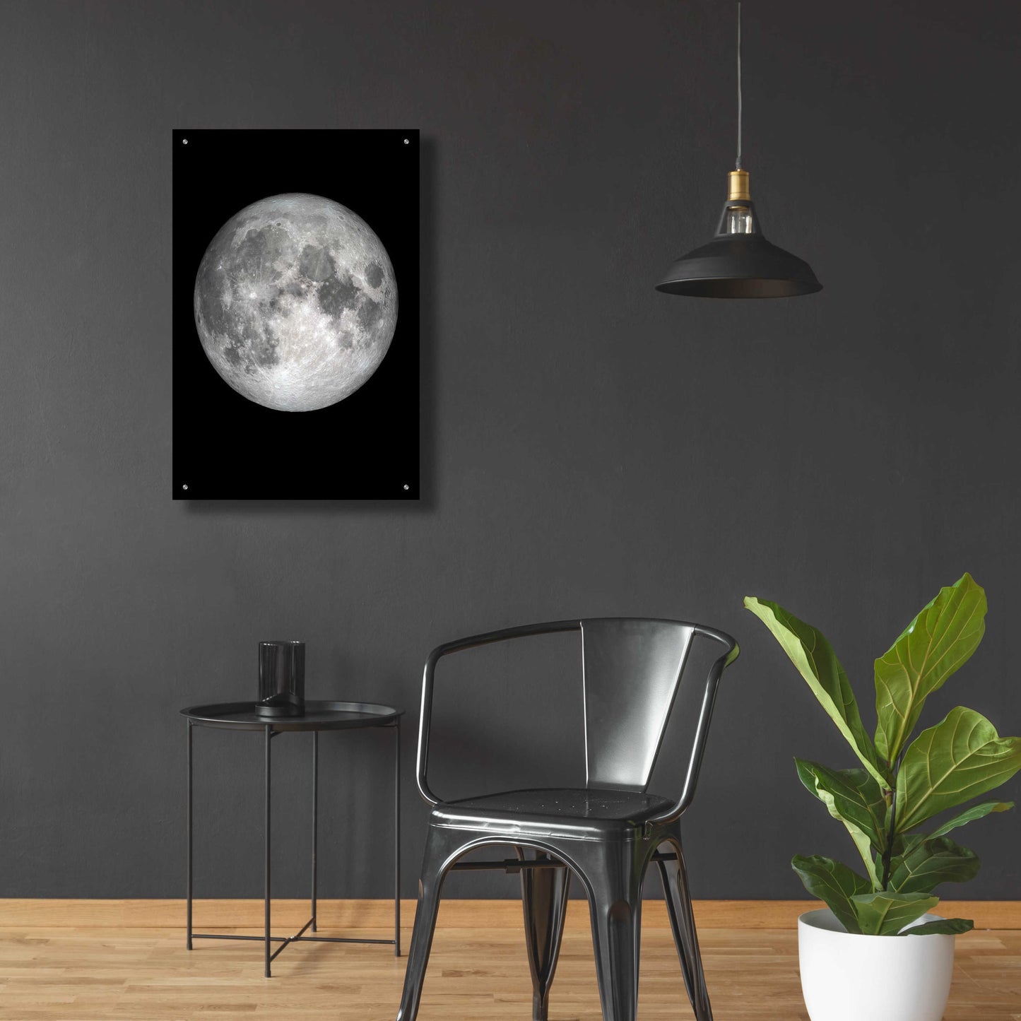 Epic Art 'The Moon' by Design Fabrikken, Acrylic Glass Wall Art,24x36